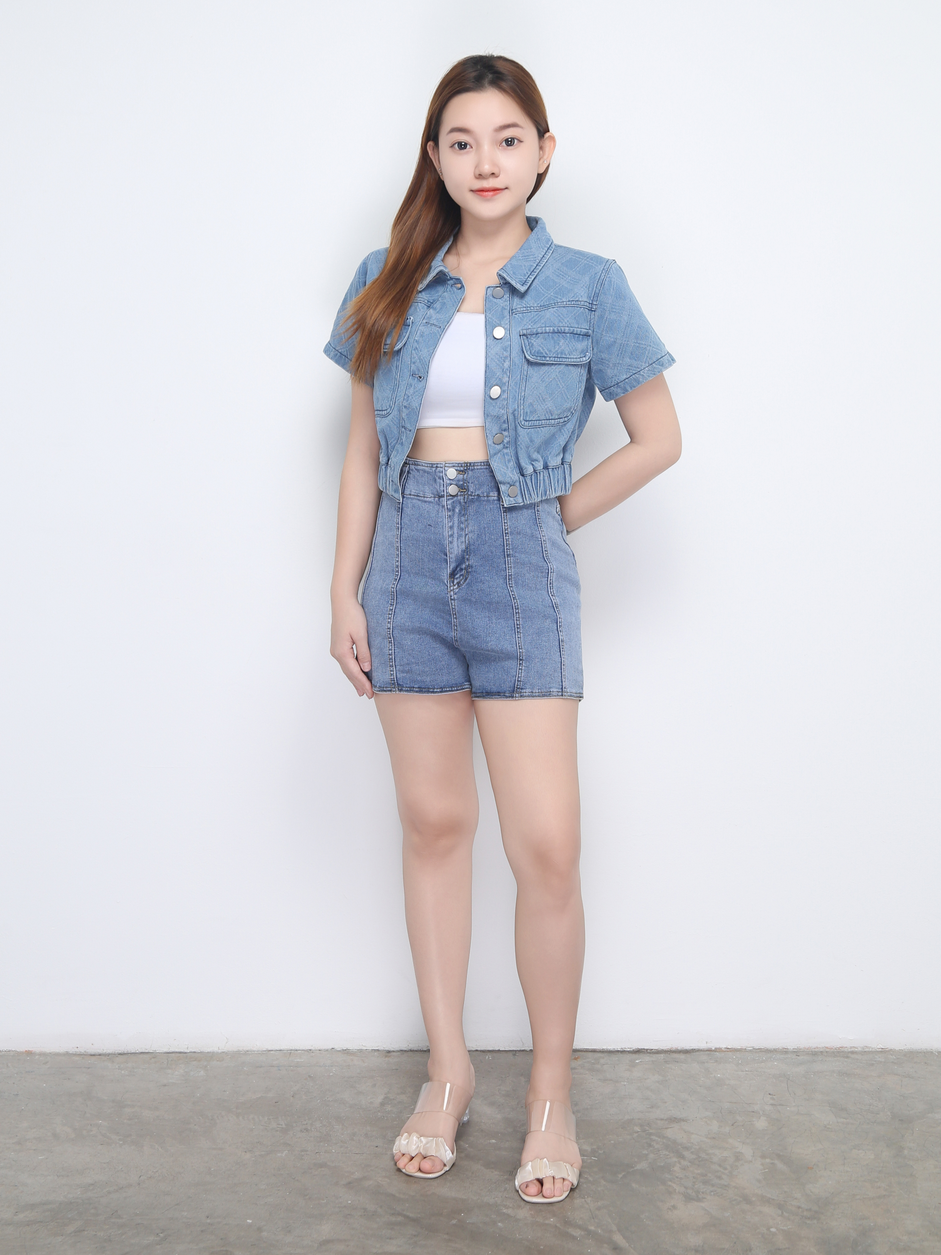 Denim Checker Jacket 22680