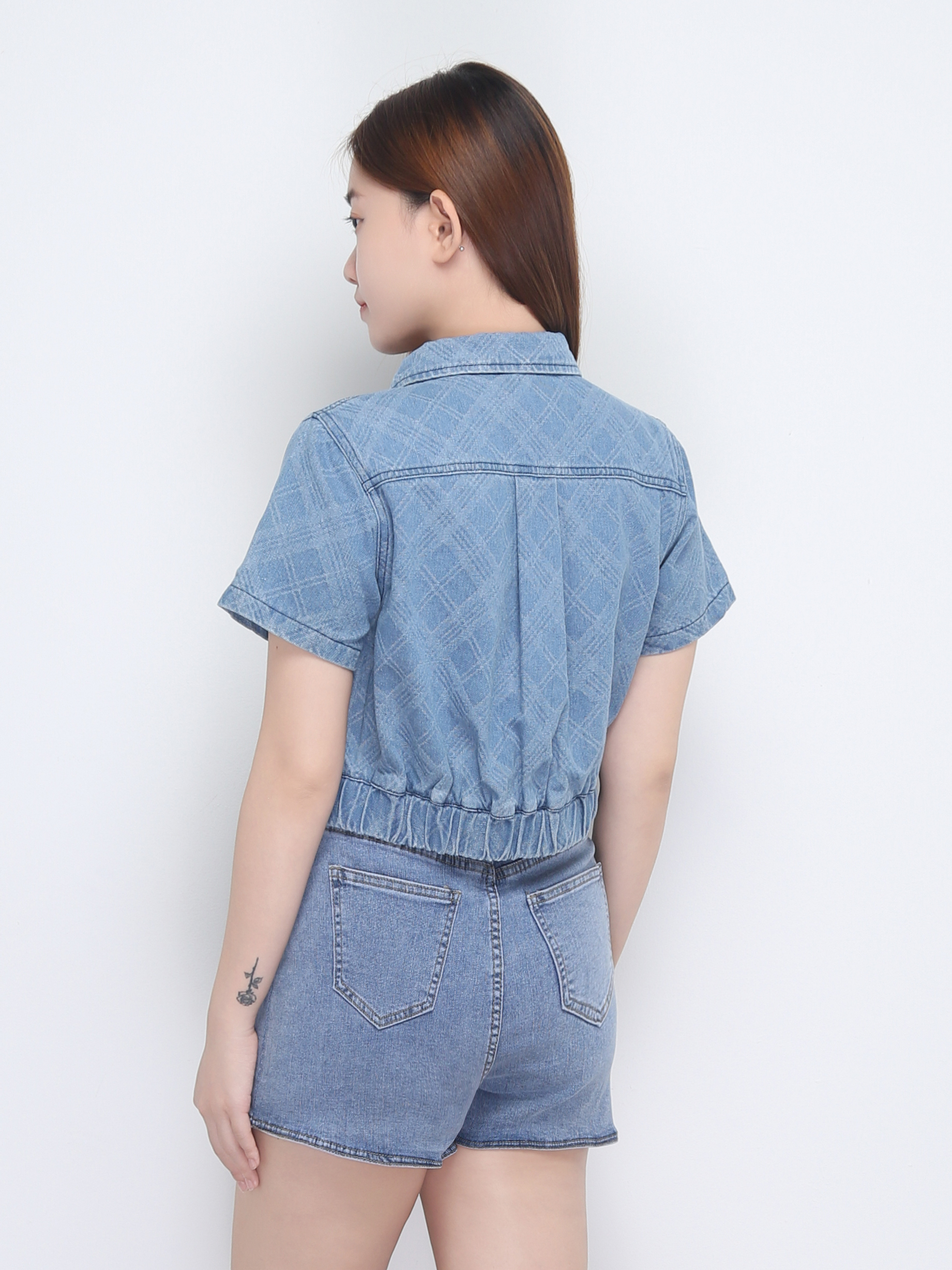 Denim Checker Jacket 22680