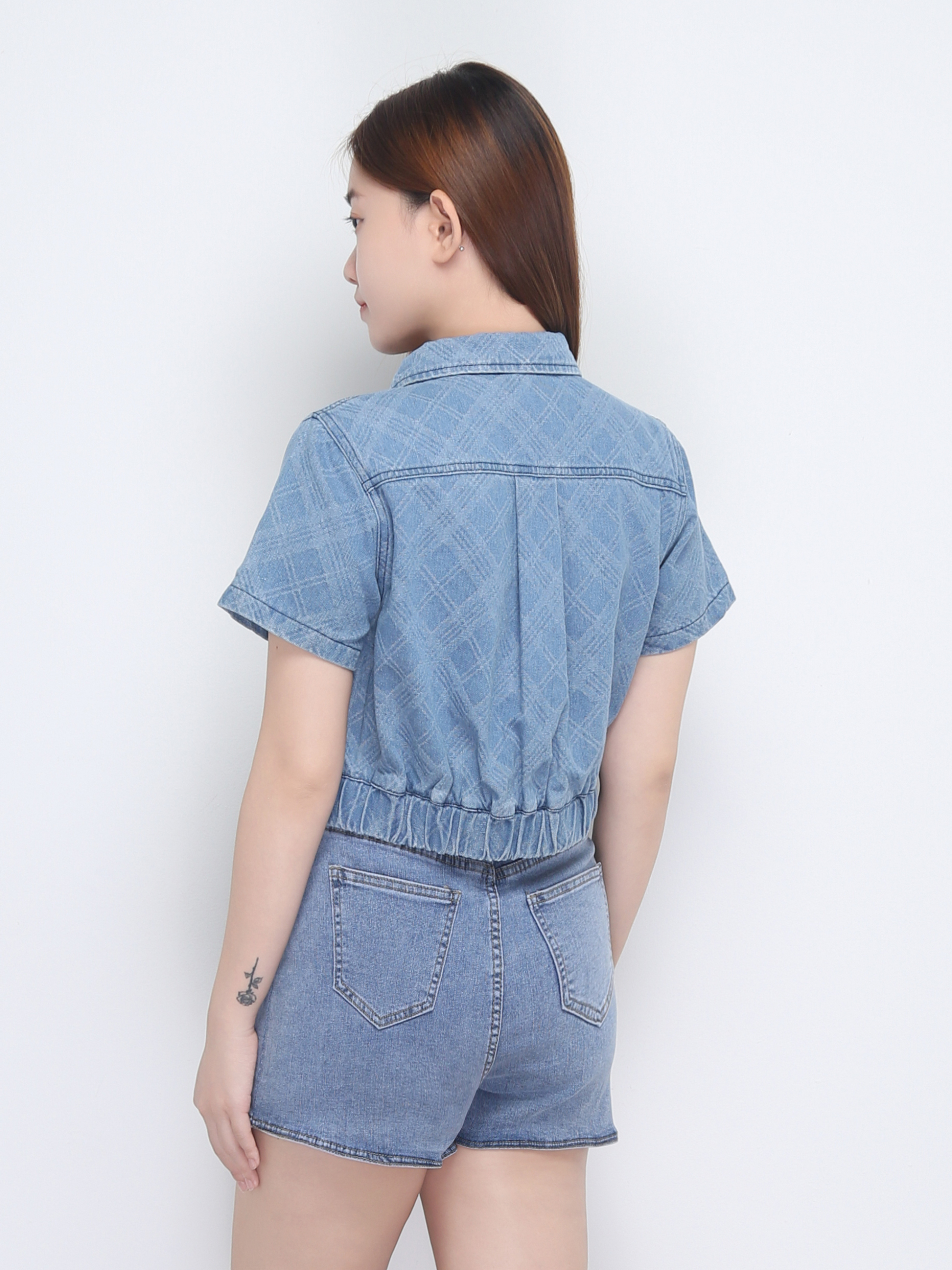 Denim Checker Jacket 22680