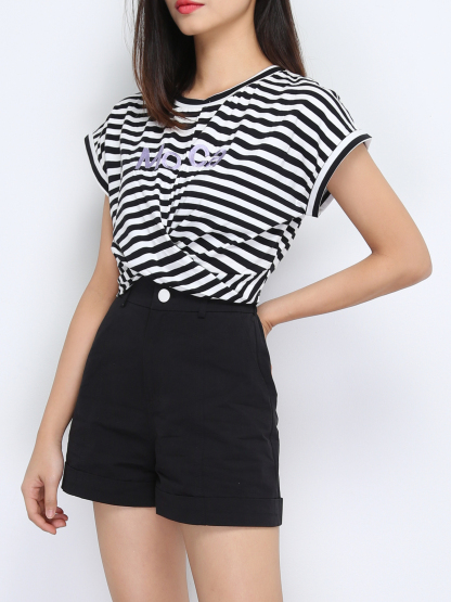 Button Pocket Short Pants 22767