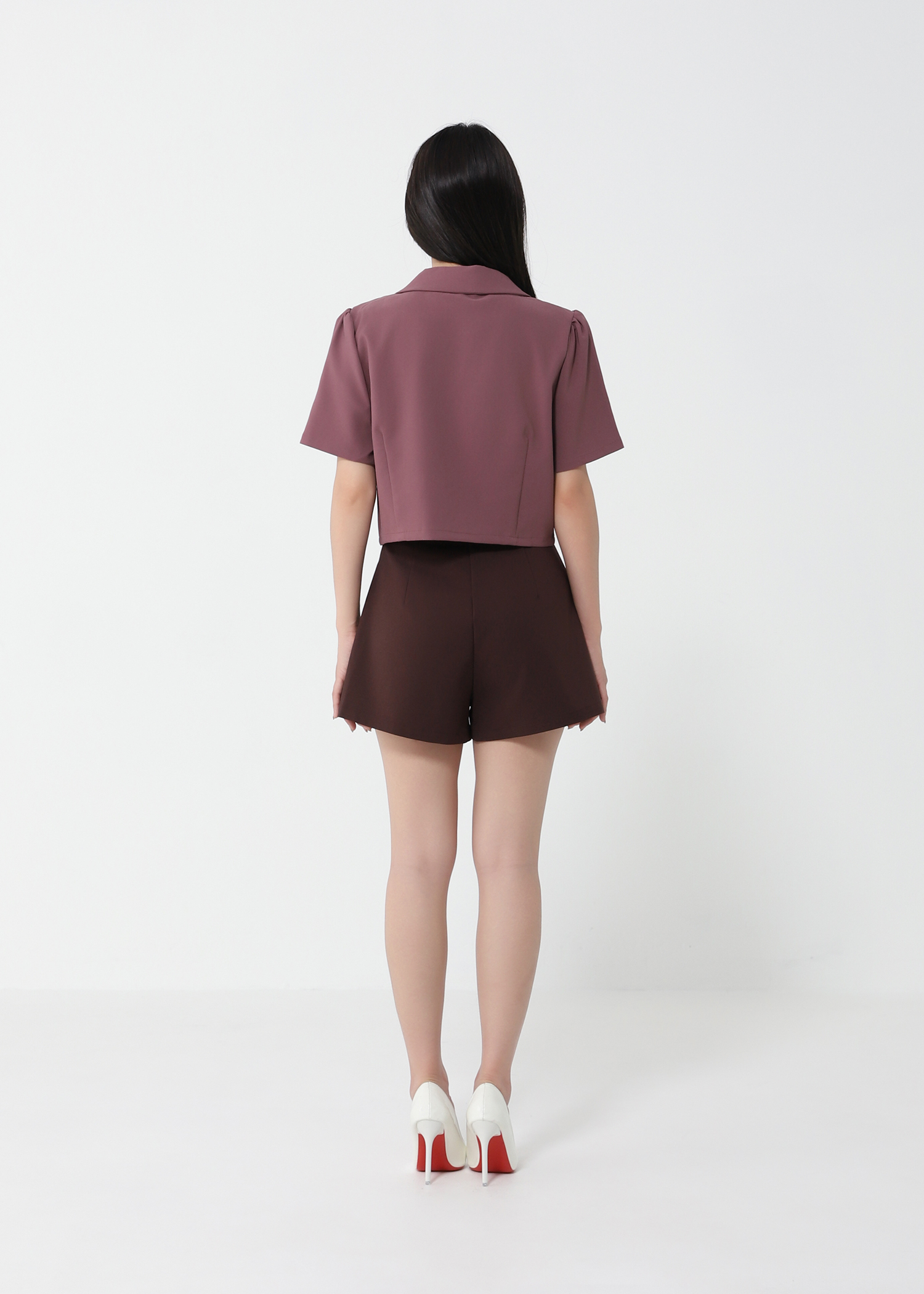 Front Button And Pocket Short Pant 22677