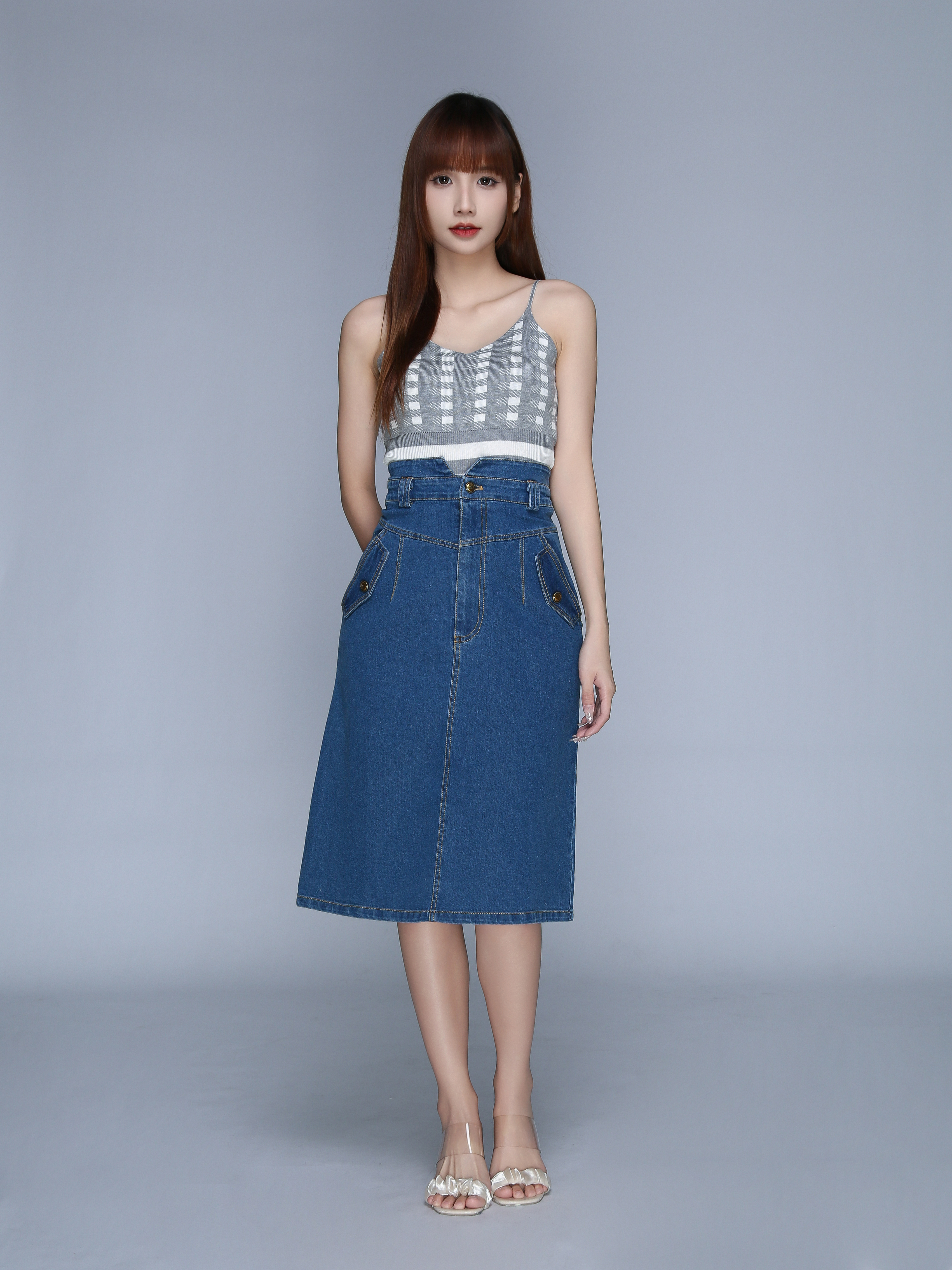 Sleeveless Knitted Top 22817