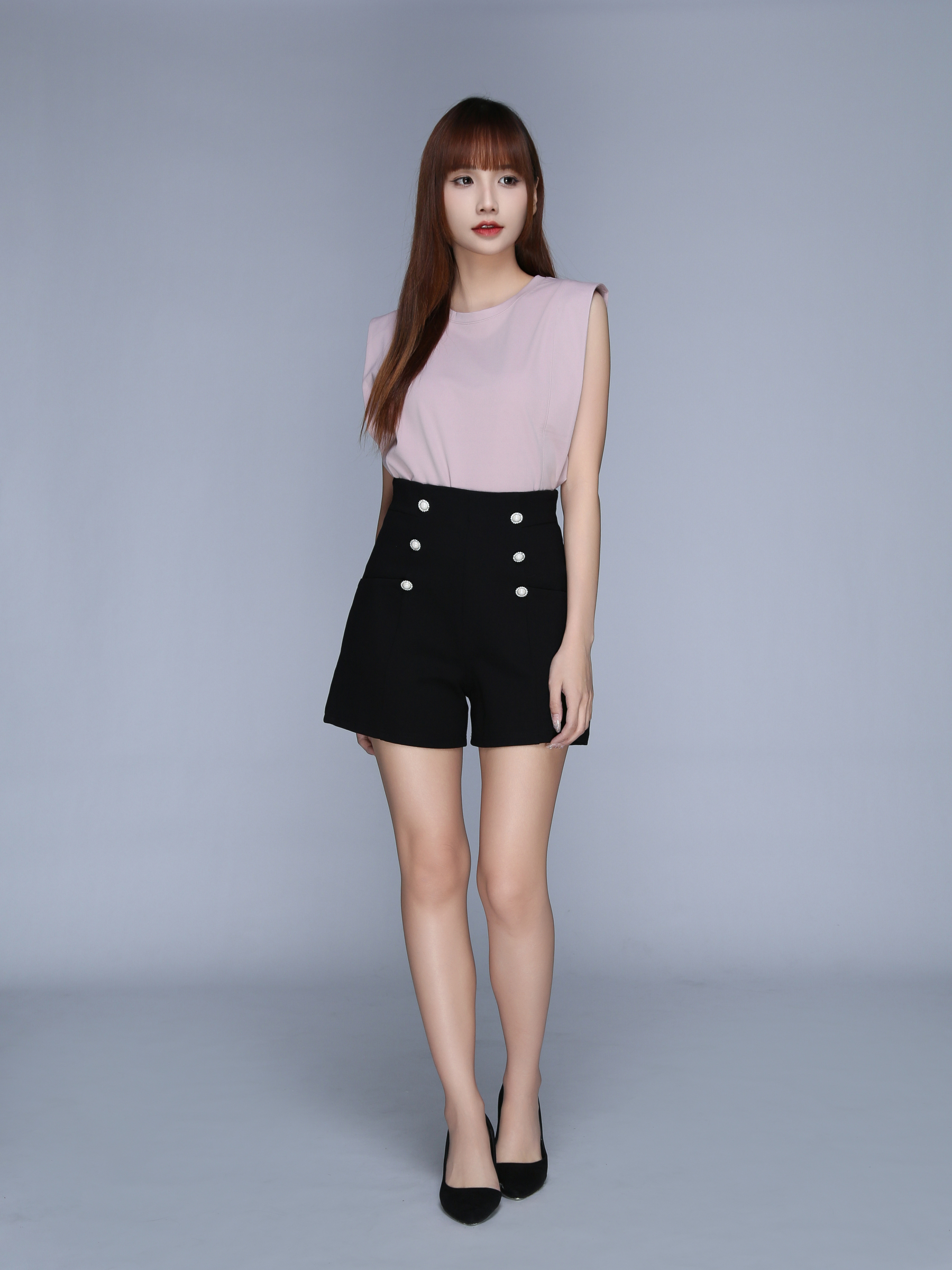 Round Neck Sleeveless Top 22849