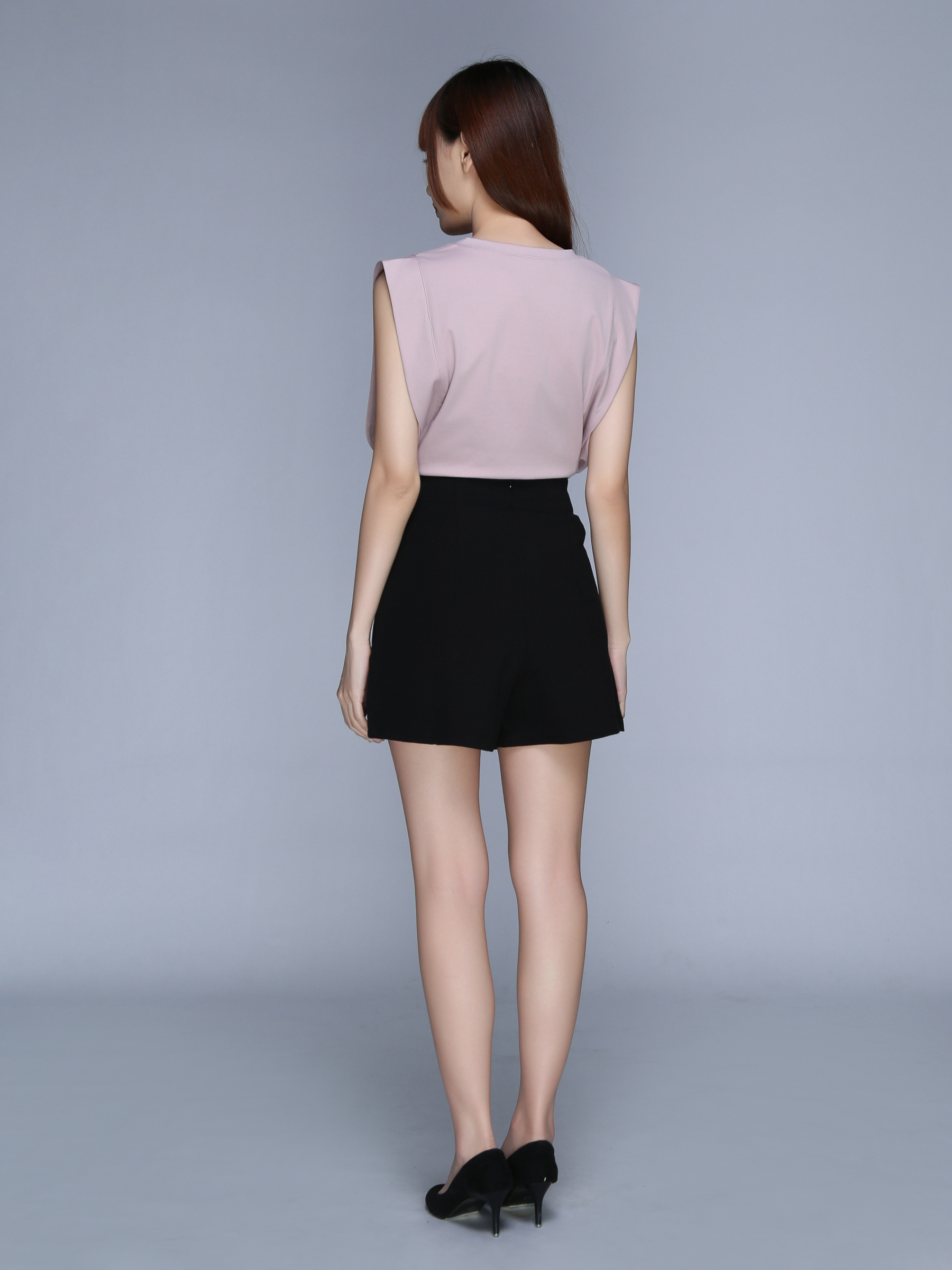 Round Neck Sleeveless Top 22849