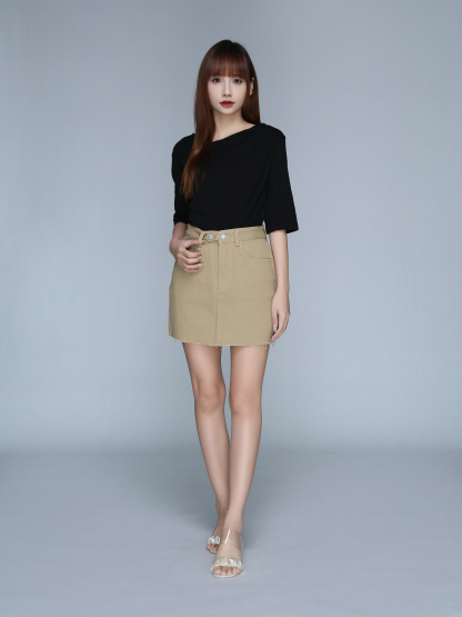 Ruched Short Sleeve Top 22853