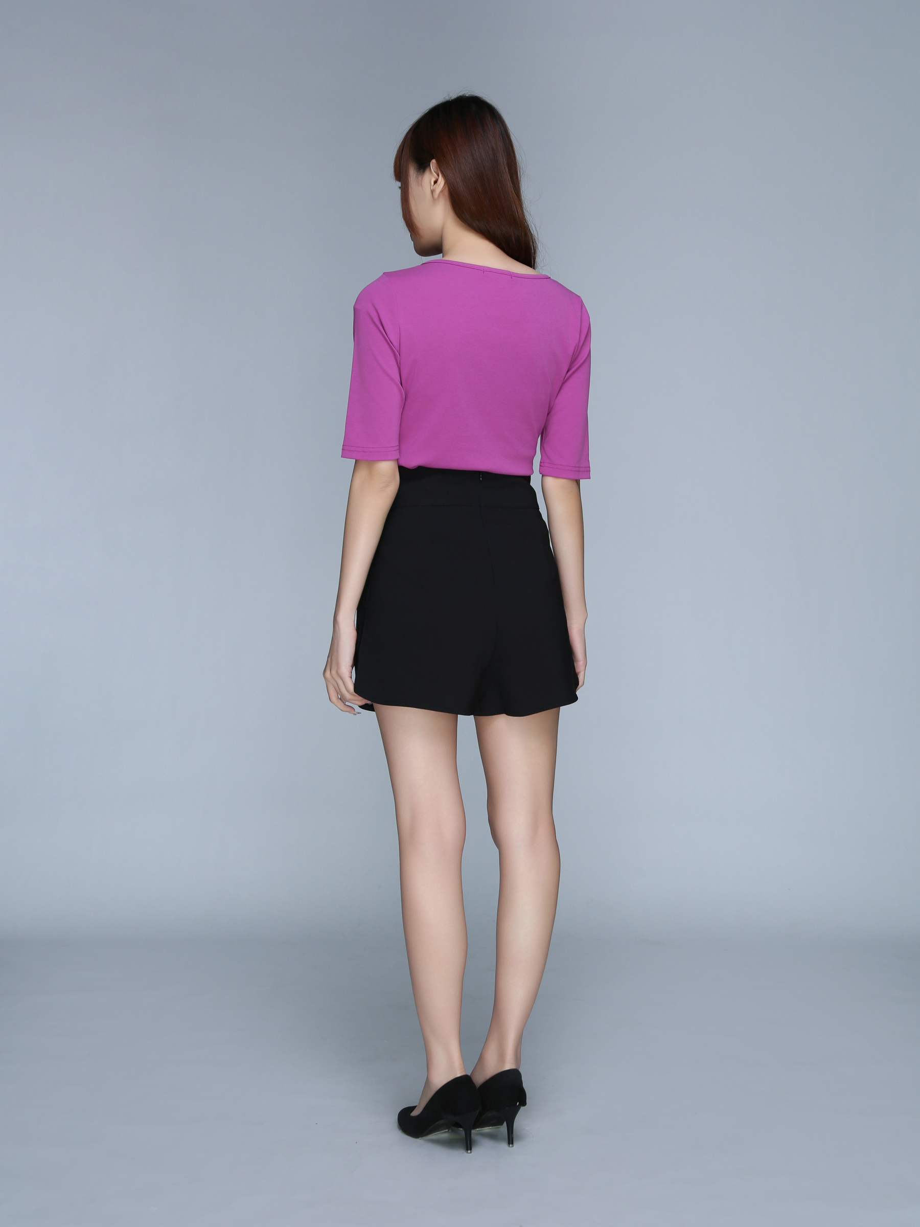 Ruched Short Sleeve Top 22853