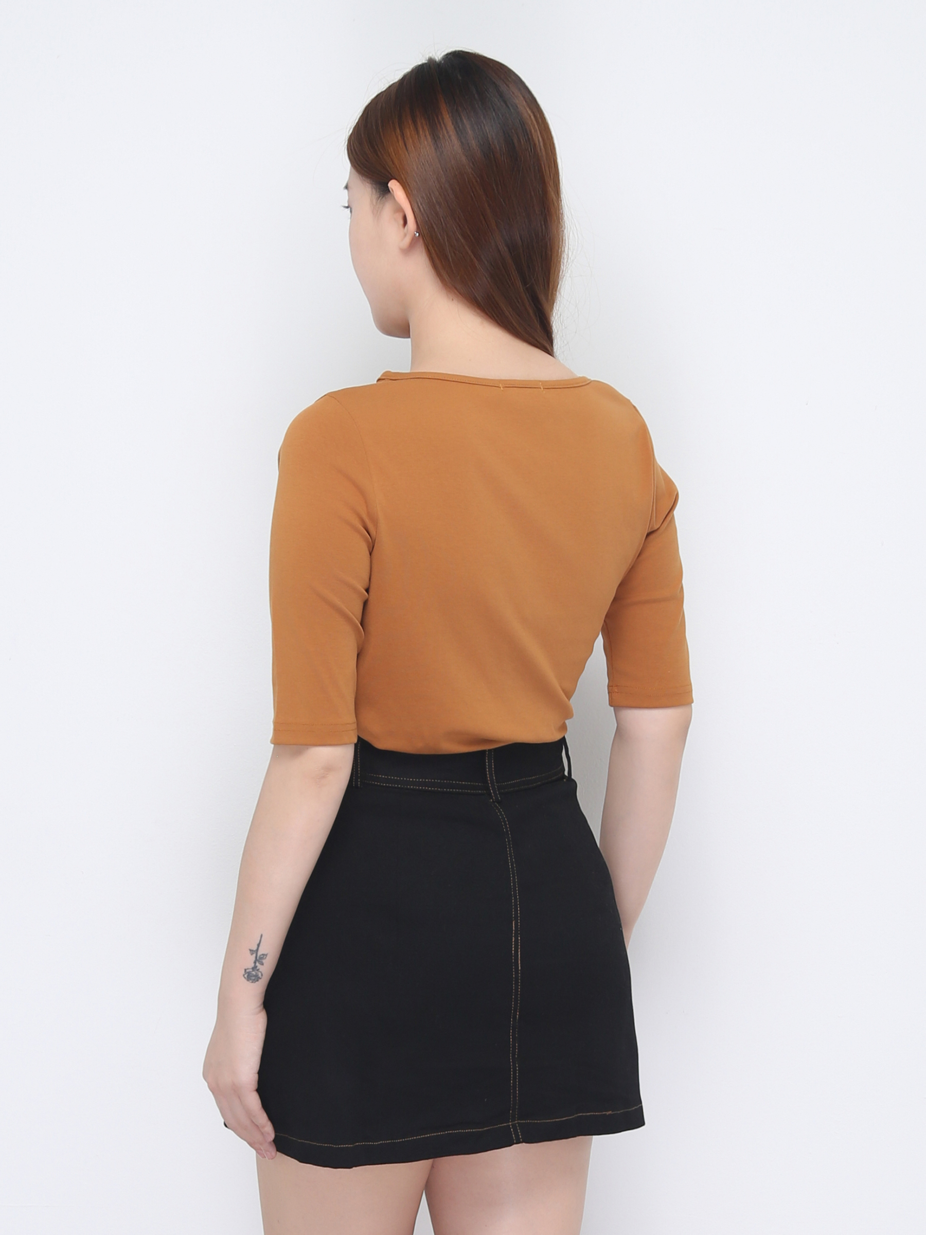 Ruched Short Sleeve Top 22853