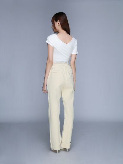 Pocket Casual Straight Long Pants 22868