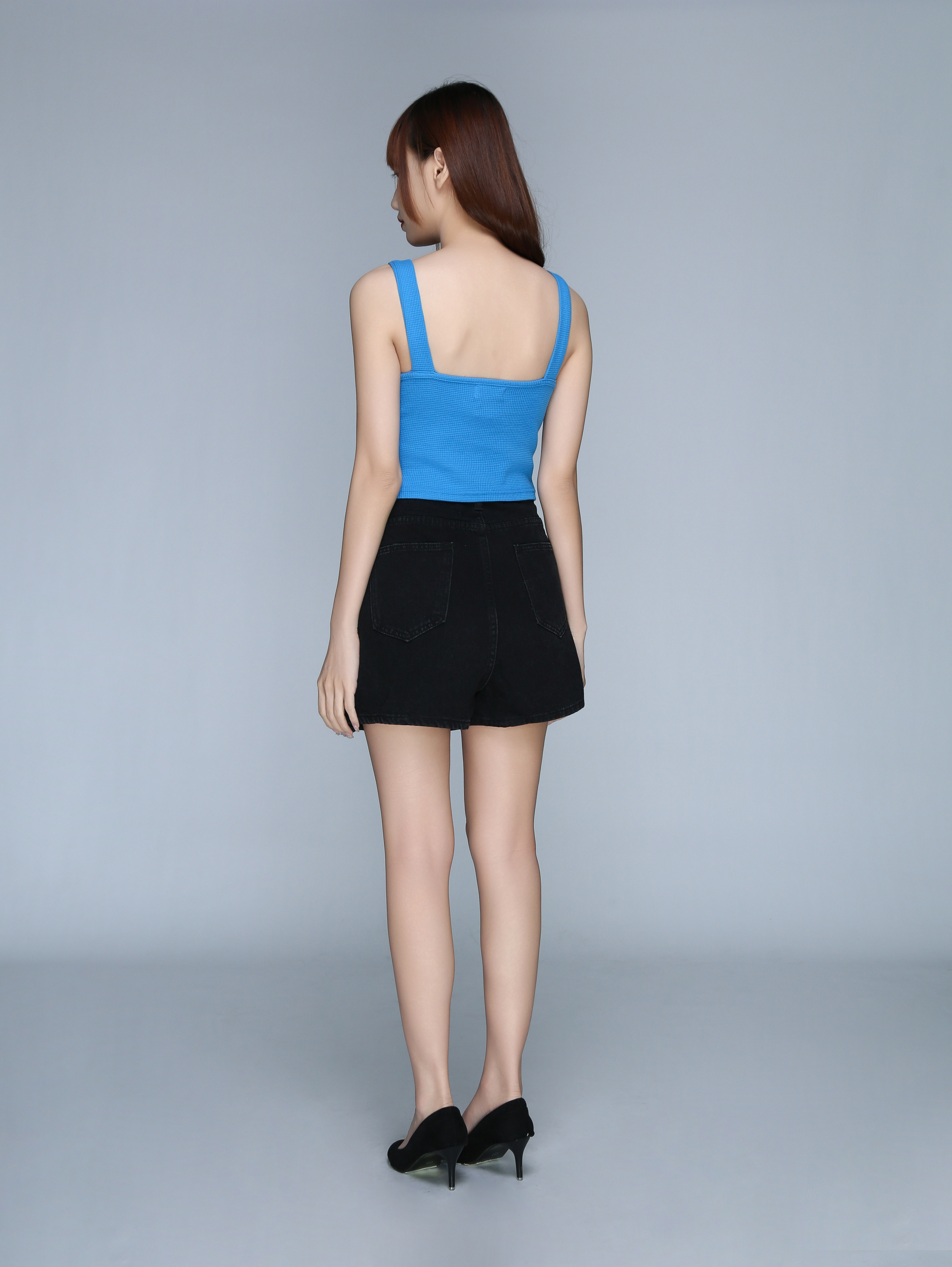 Sleeveless Plain Top 22997