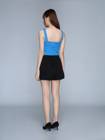 Sleeveless Plain Top 22997