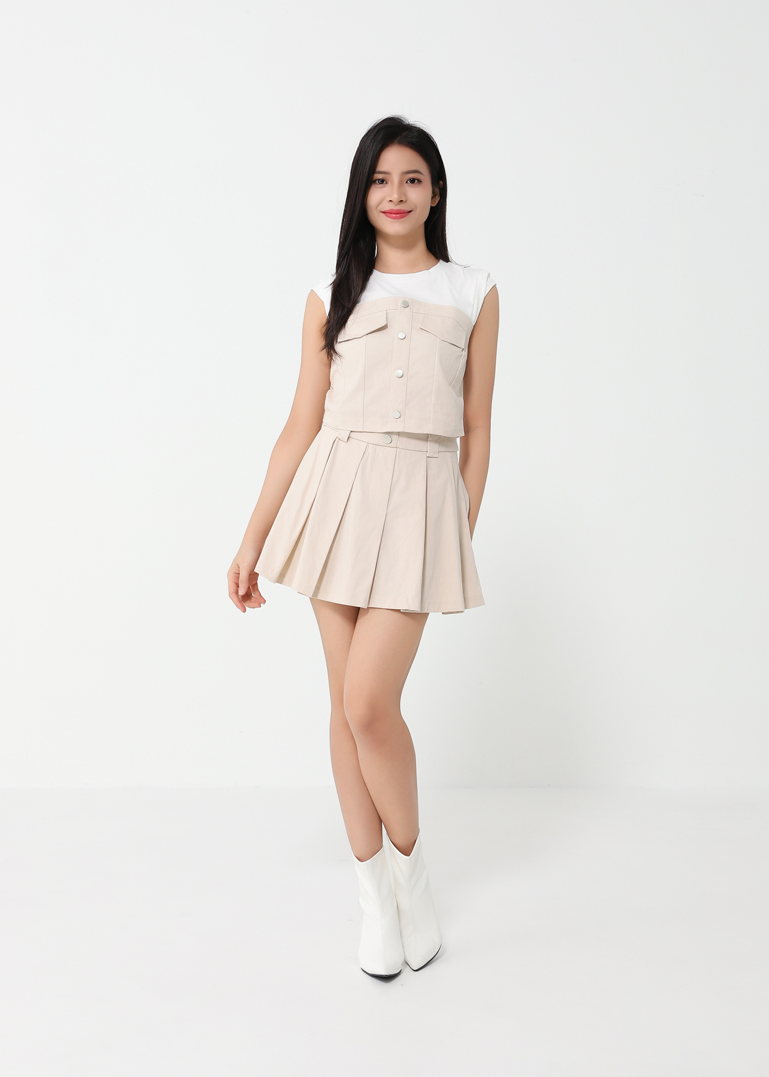 Fake Two Piece Set 47843