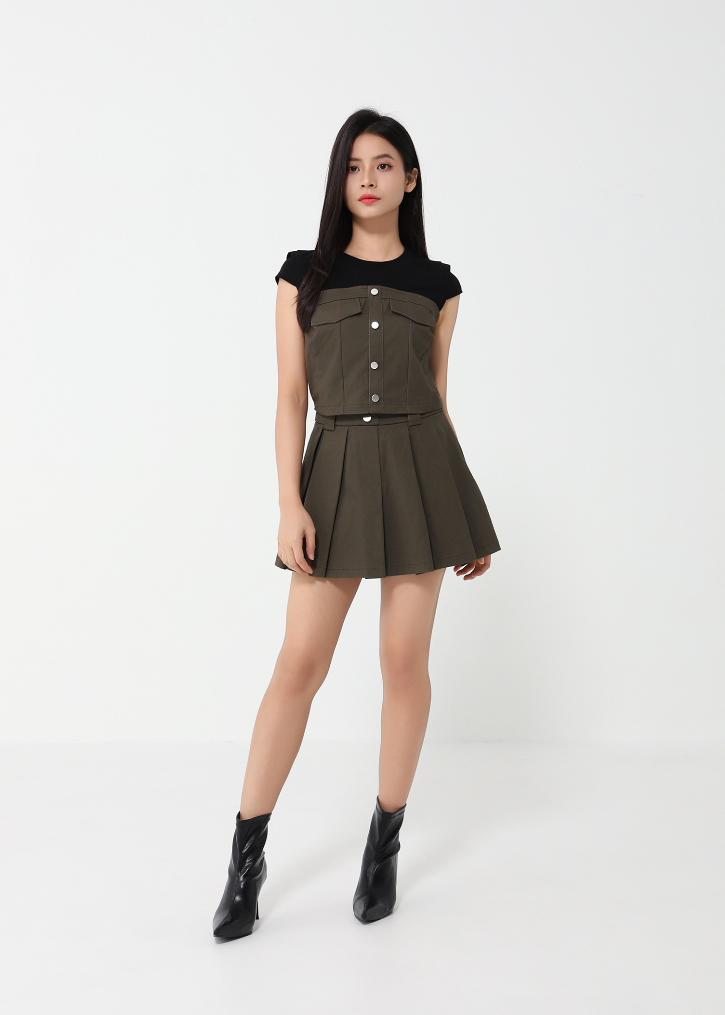 Fake Two Piece Set 47843