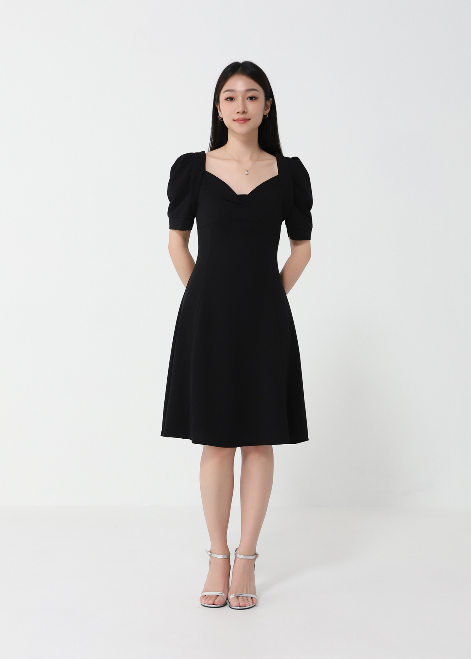 Fake Two Piece Twist Dress 23453