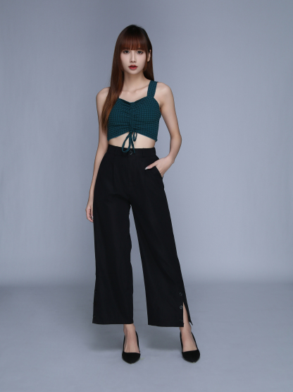 Bottom Button Long Pants 25604