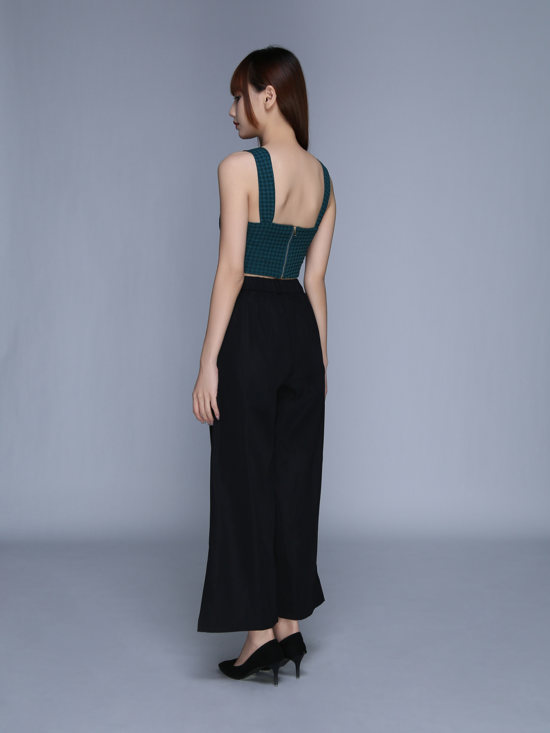 Bottom Button Long Pants 25604