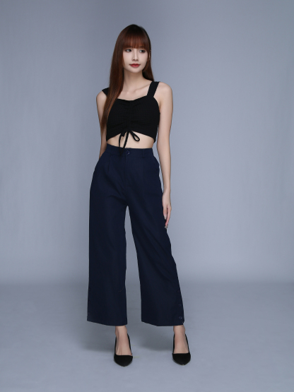 Bottom Button Long Pants 25604