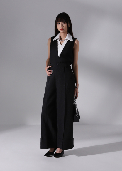 Fake Two Piece Formal Top AC920