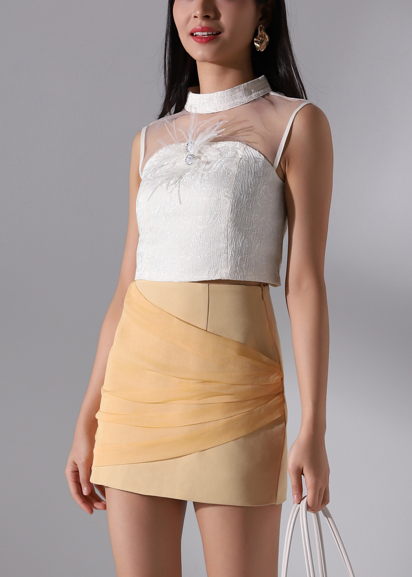 Elegant Wear Net Top DJ099