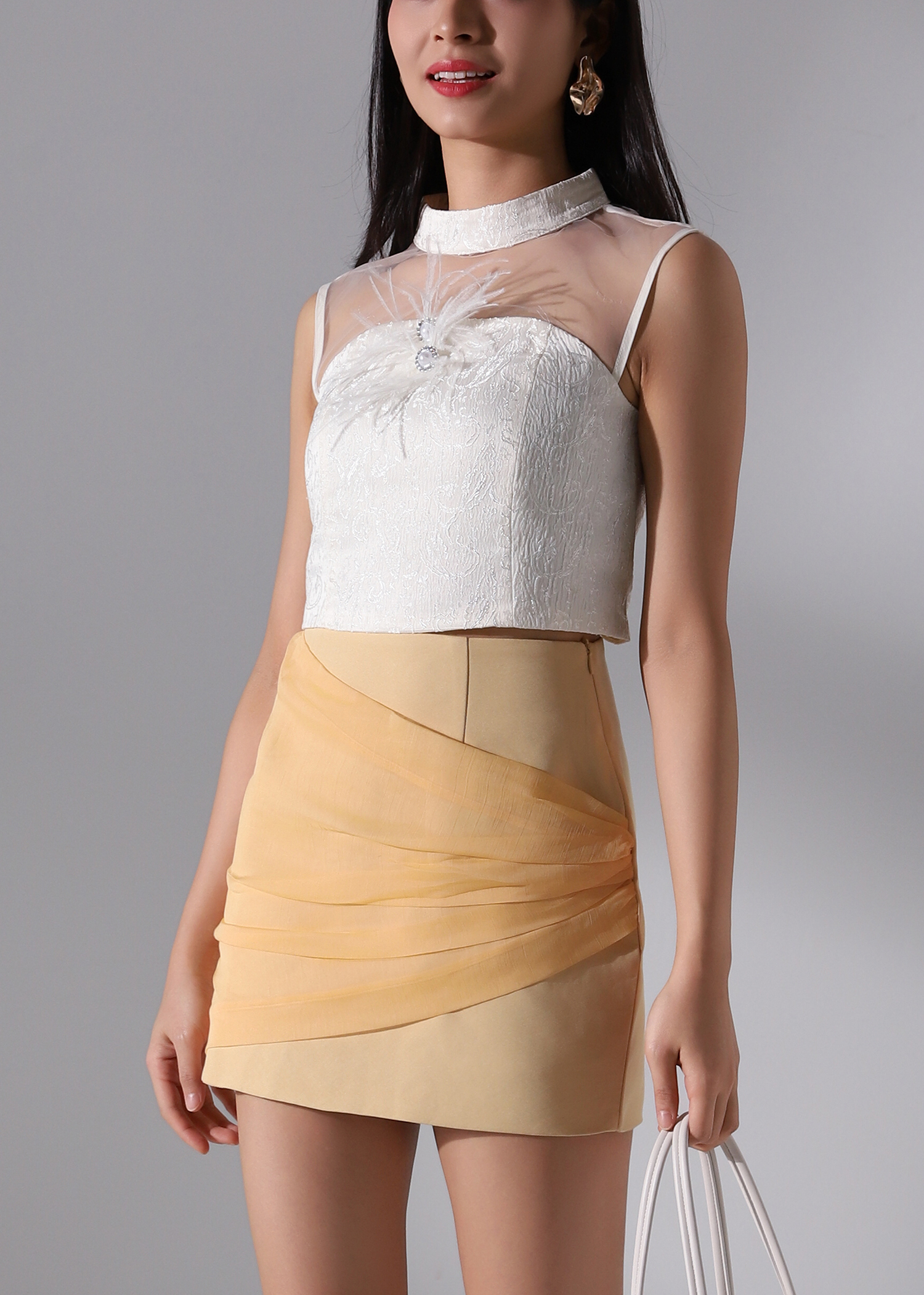 Elegant Wear Net Top DJ099