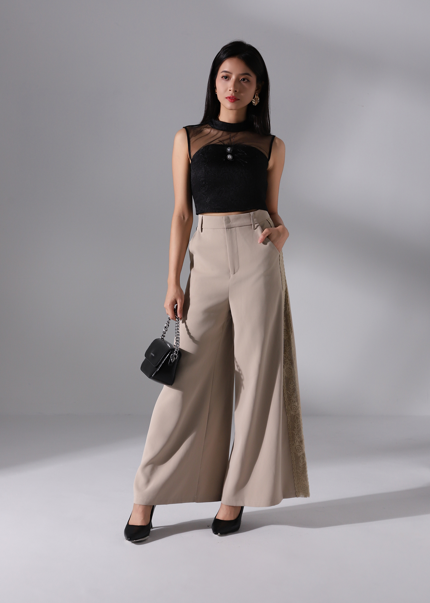 Elegant Wear Net Top DJ099