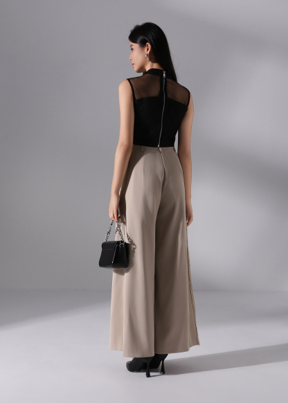 Lace Wide Leg Long Pants DJ096