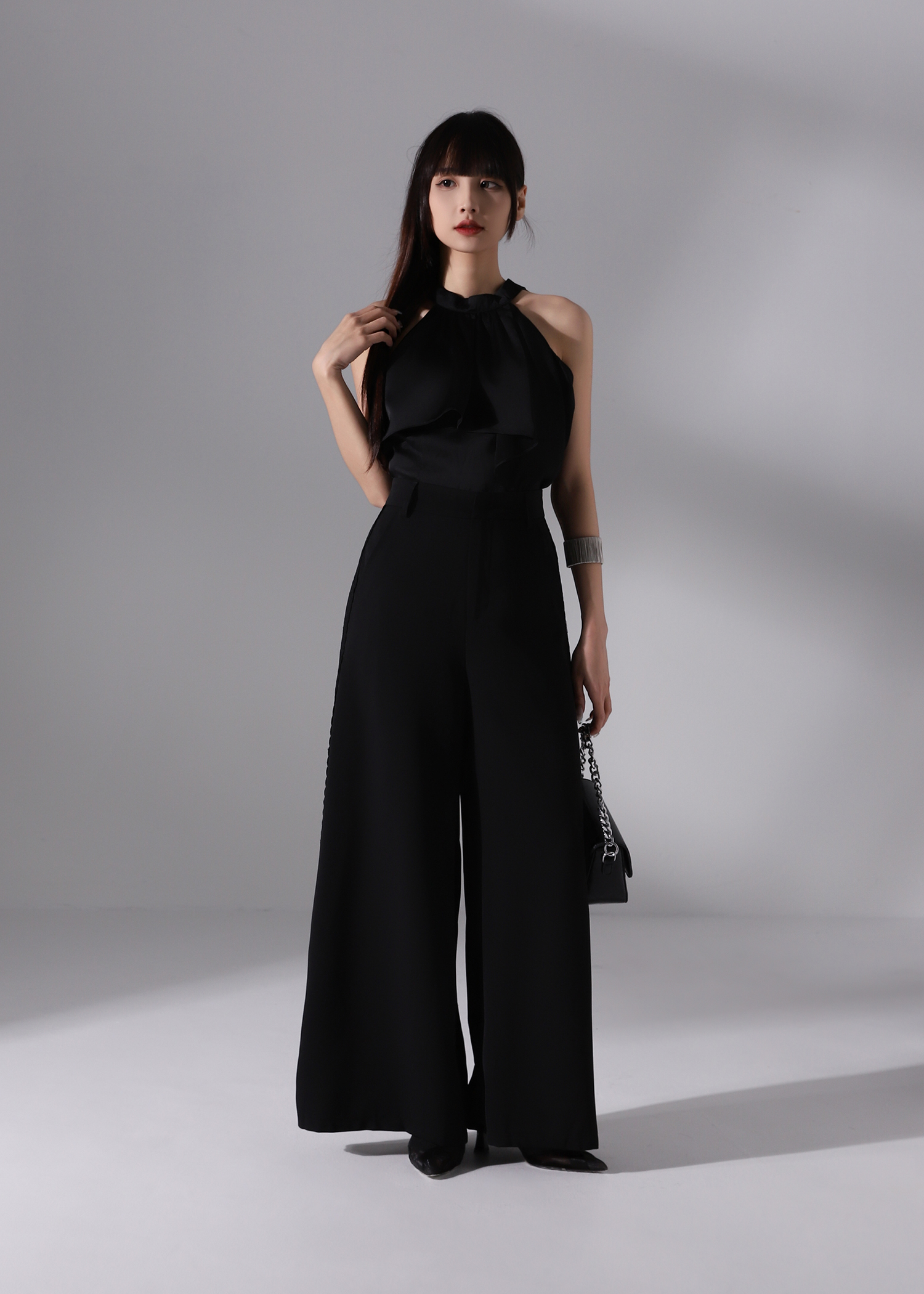 Lace Wide Leg Long Pants DJ096