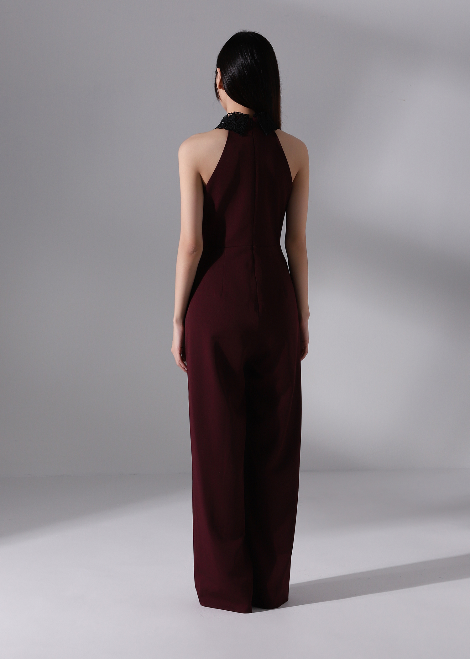 Elegant Halter Lace Jumpsuit AC234