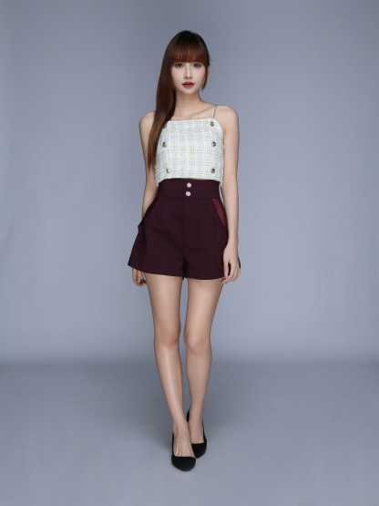 Chanel Style Chain Strap Top 25567