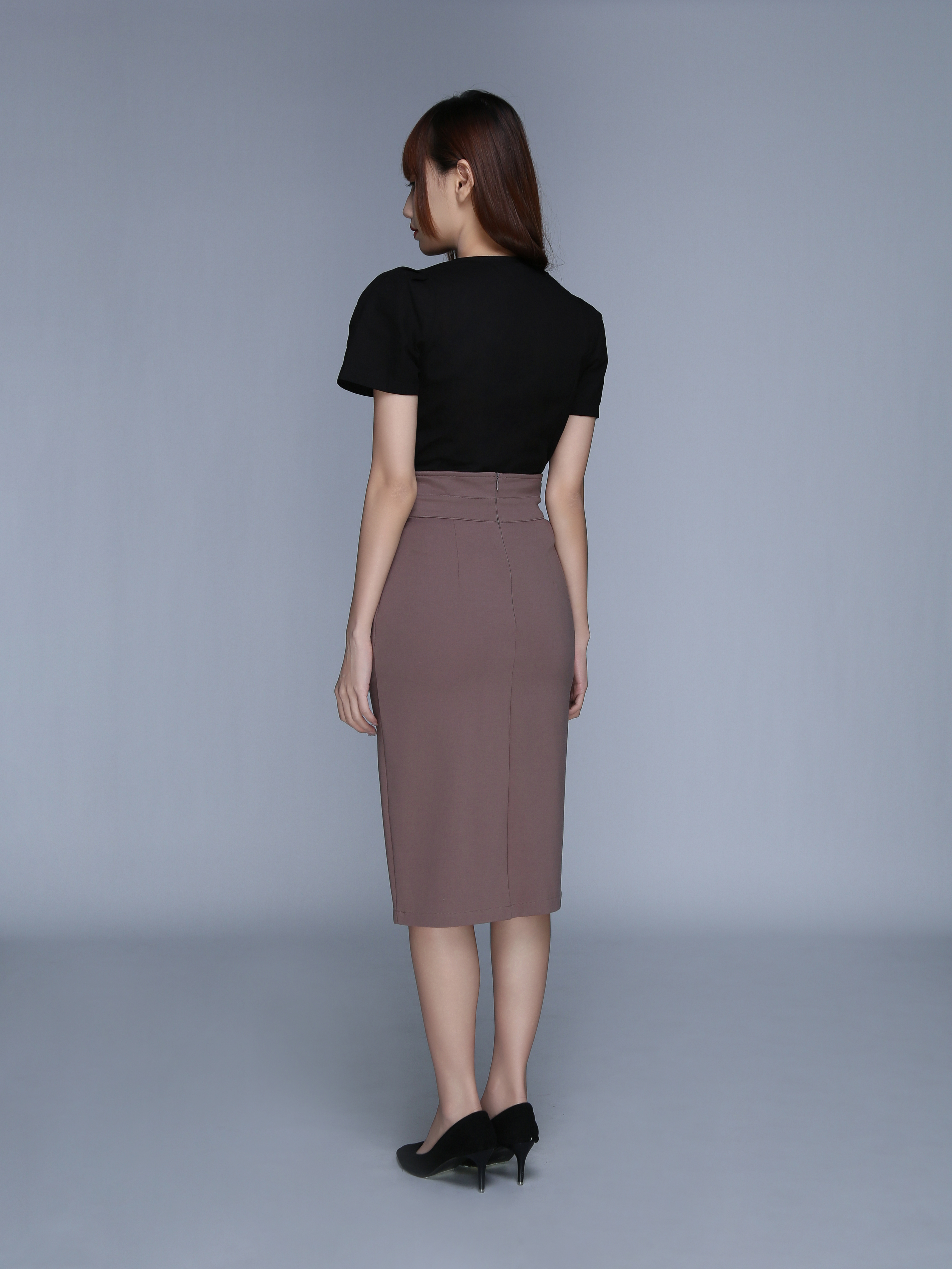 High Waist Formal With Lace Skirt 25584