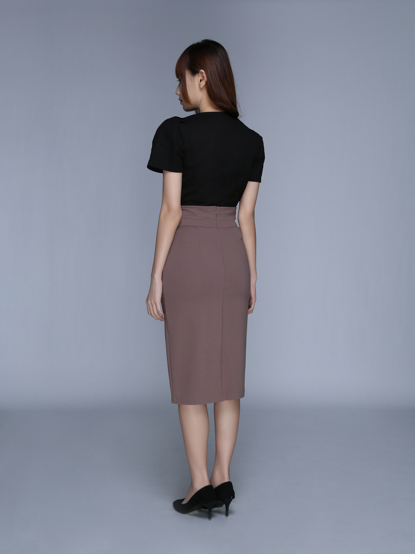 High Waist Formal With Lace Skirt 25584