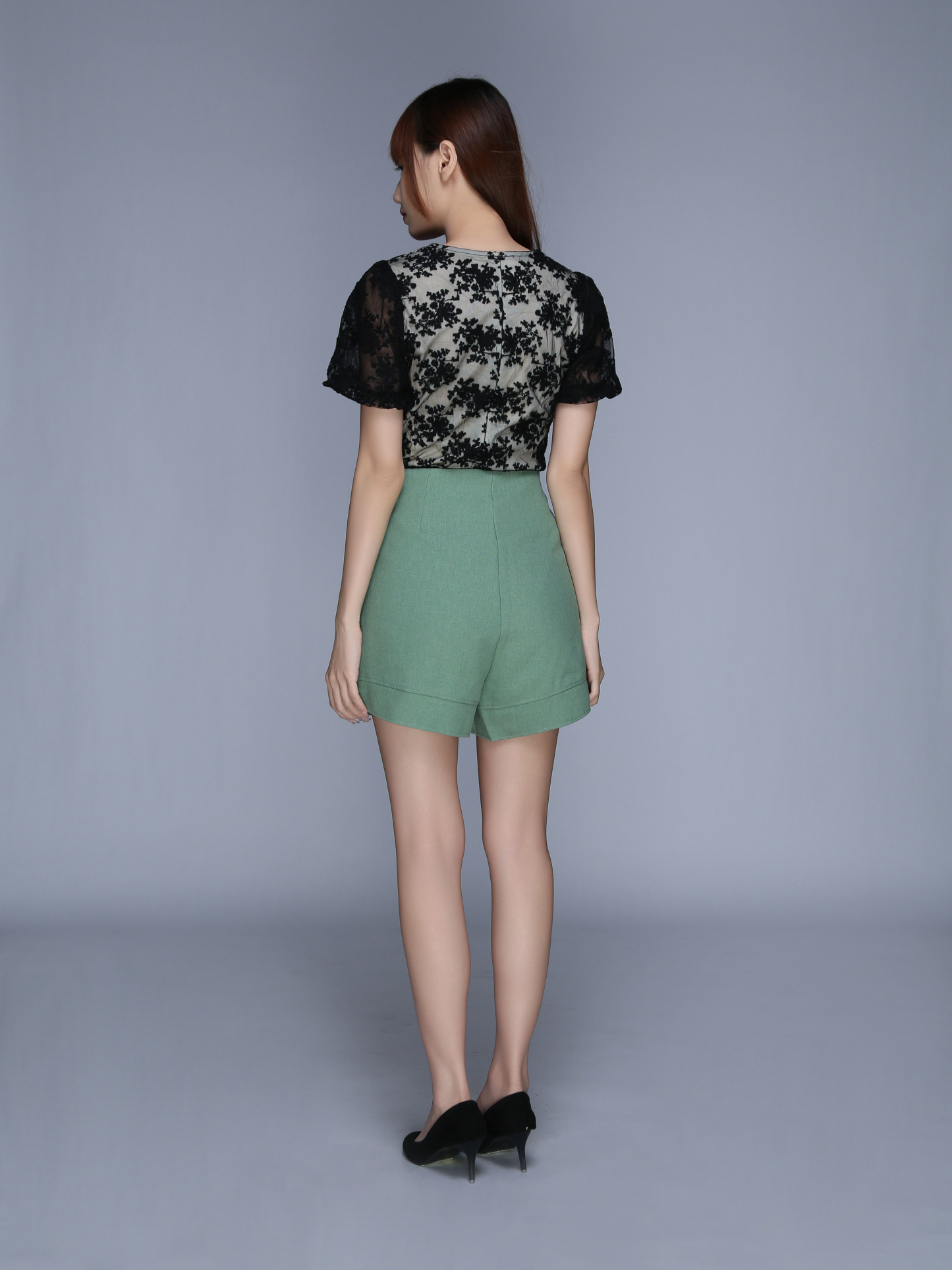 V Neck Floral Top 25611