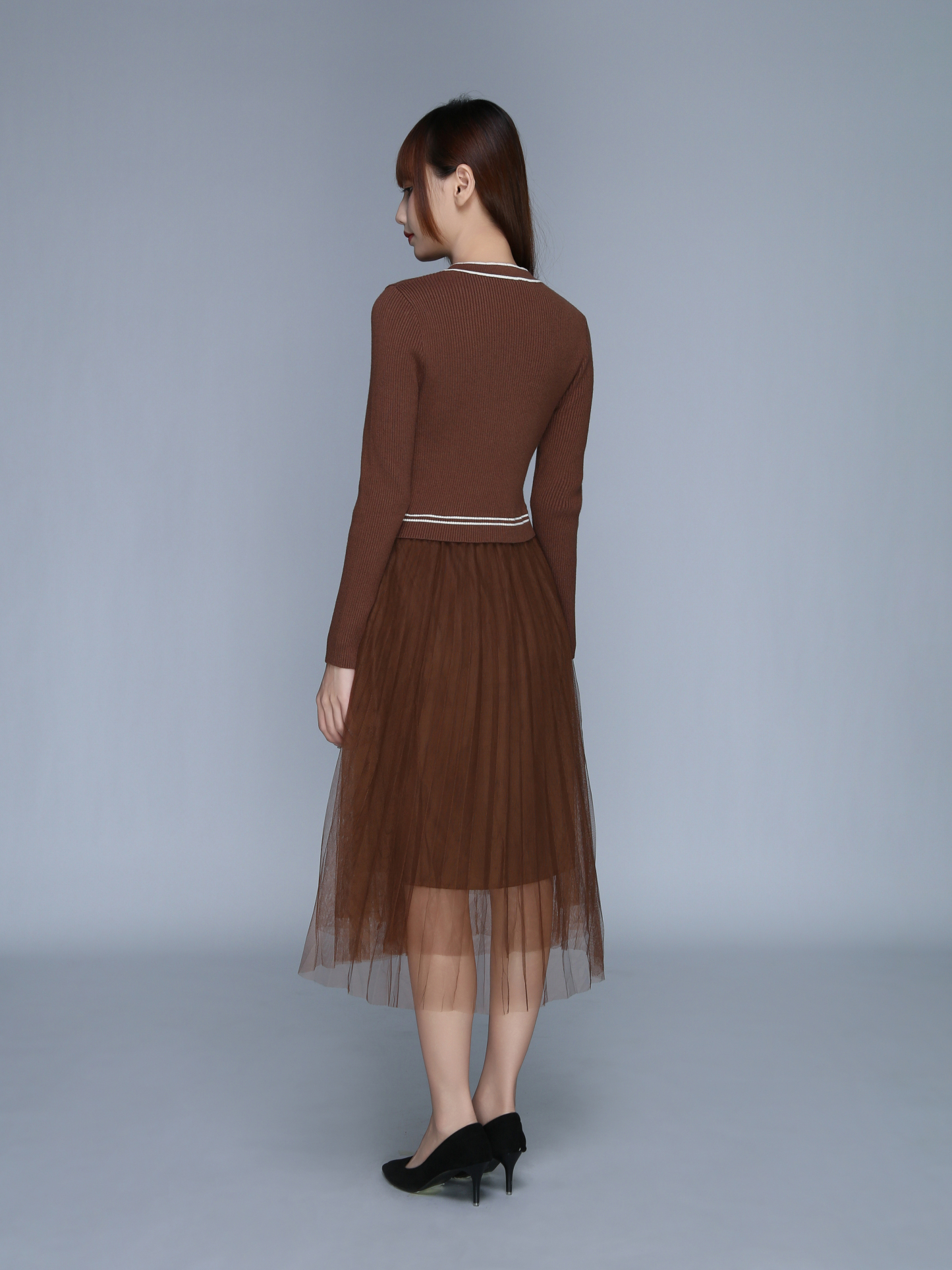 Fake Two Piece Dress 25618