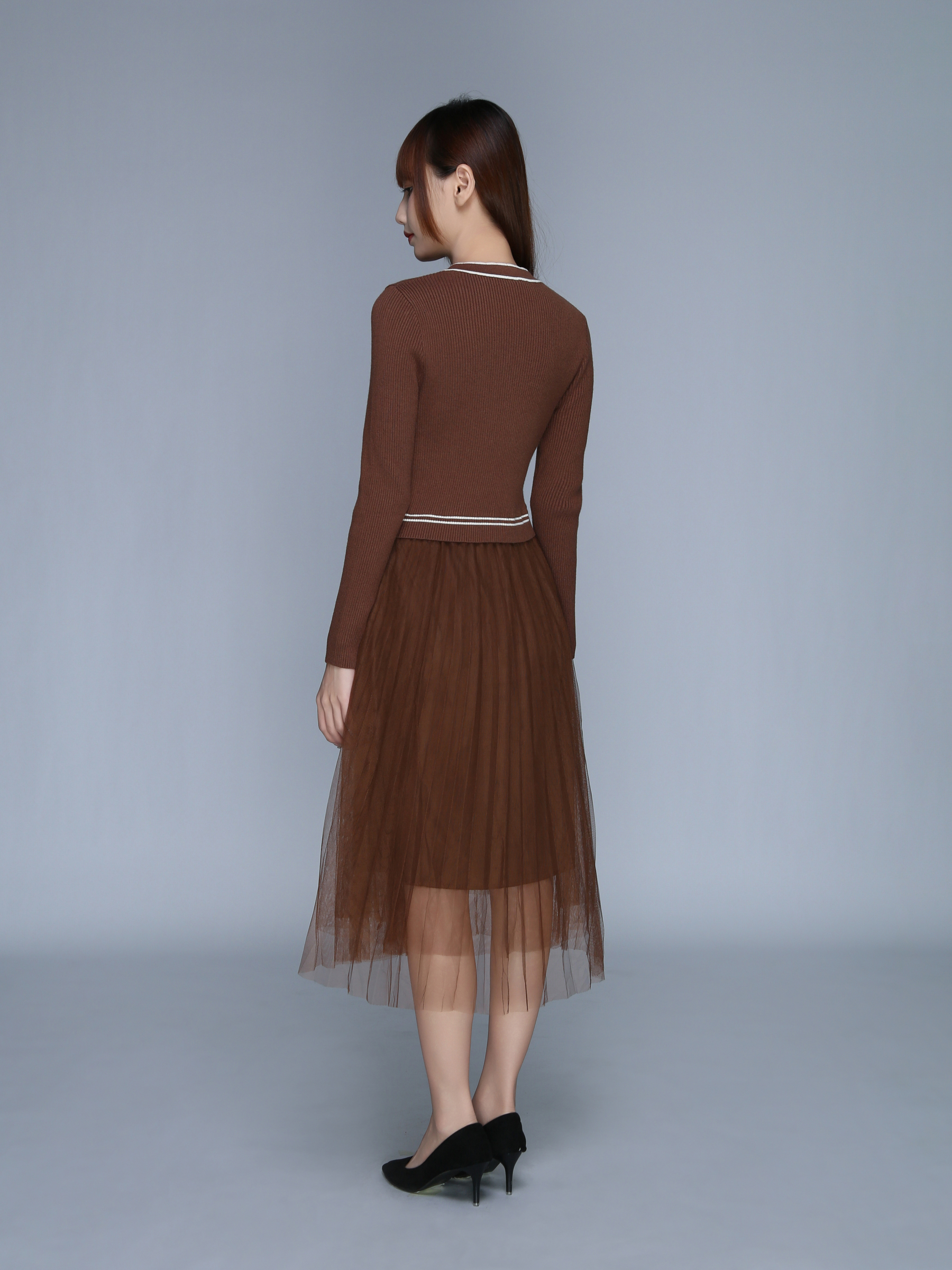 Fake Two Piece Dress 25618