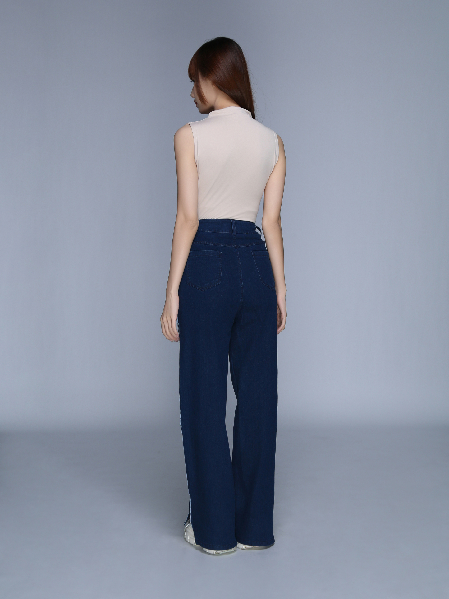 Denim Long Pants 25603