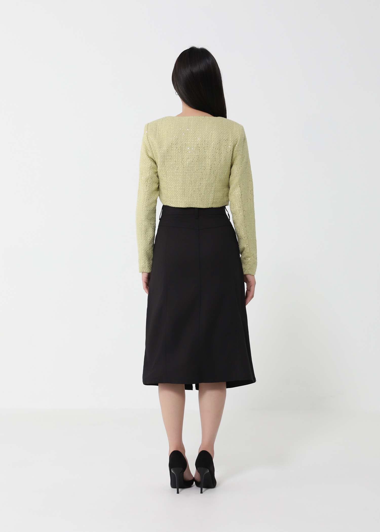 Long Sleeve Front Button Top 25948