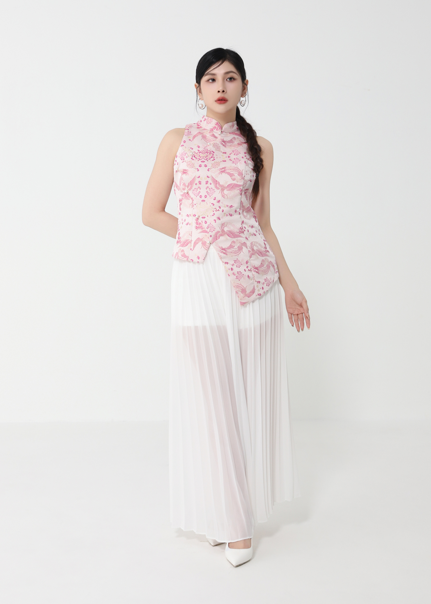 New Year Wear Sleeveless Top DJ115