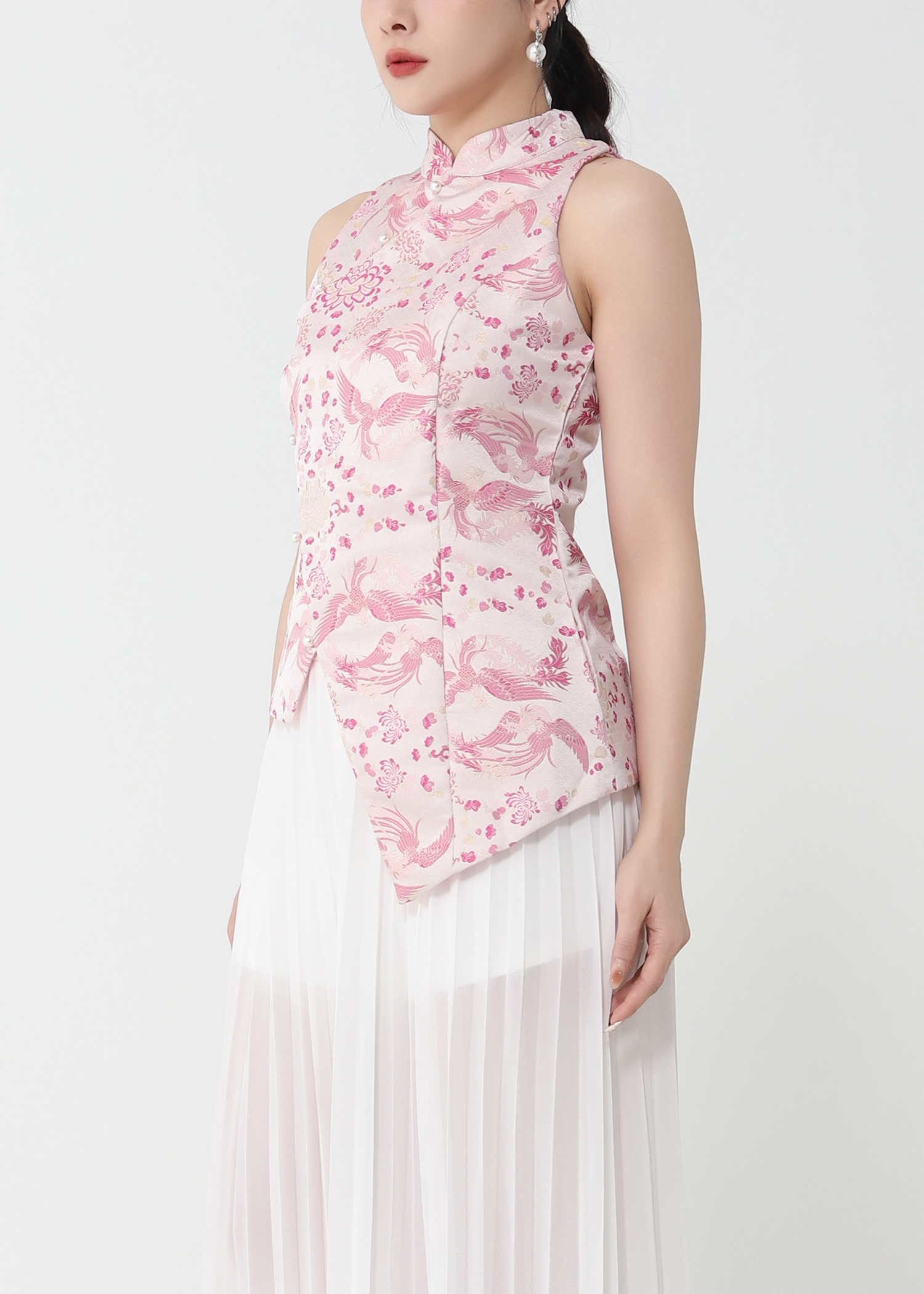 New Year Wear Sleeveless Top DJ115