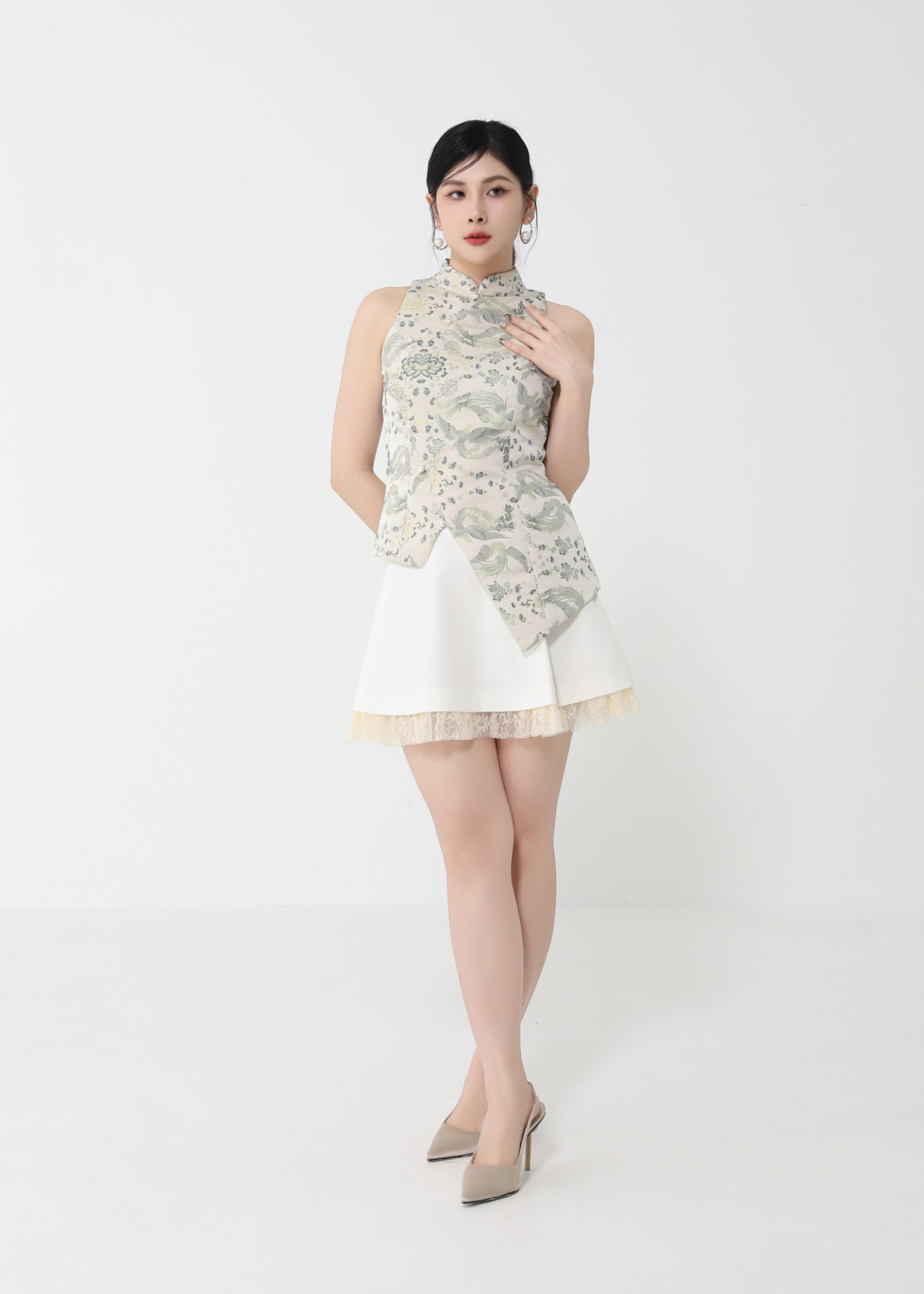 New Year Wear Sleeveless Top DJ115