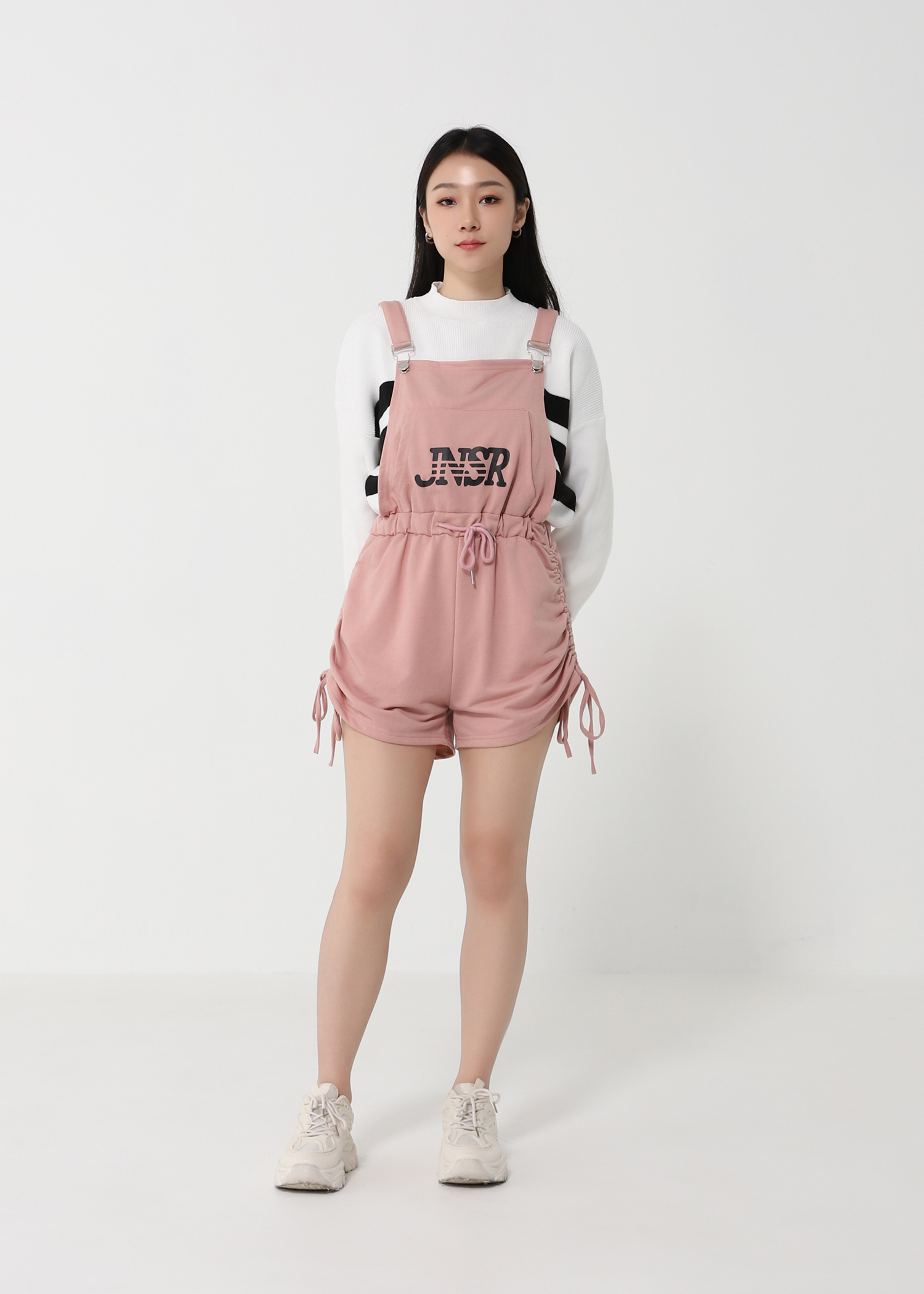 Waist With Side Drawstring Suspender 23219