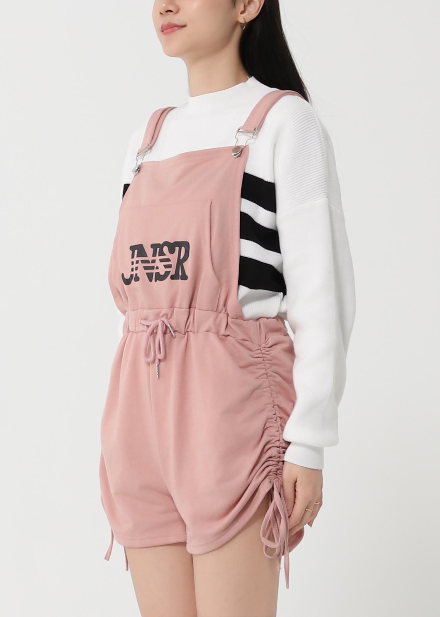Waist With Side Drawstring Suspender 23219