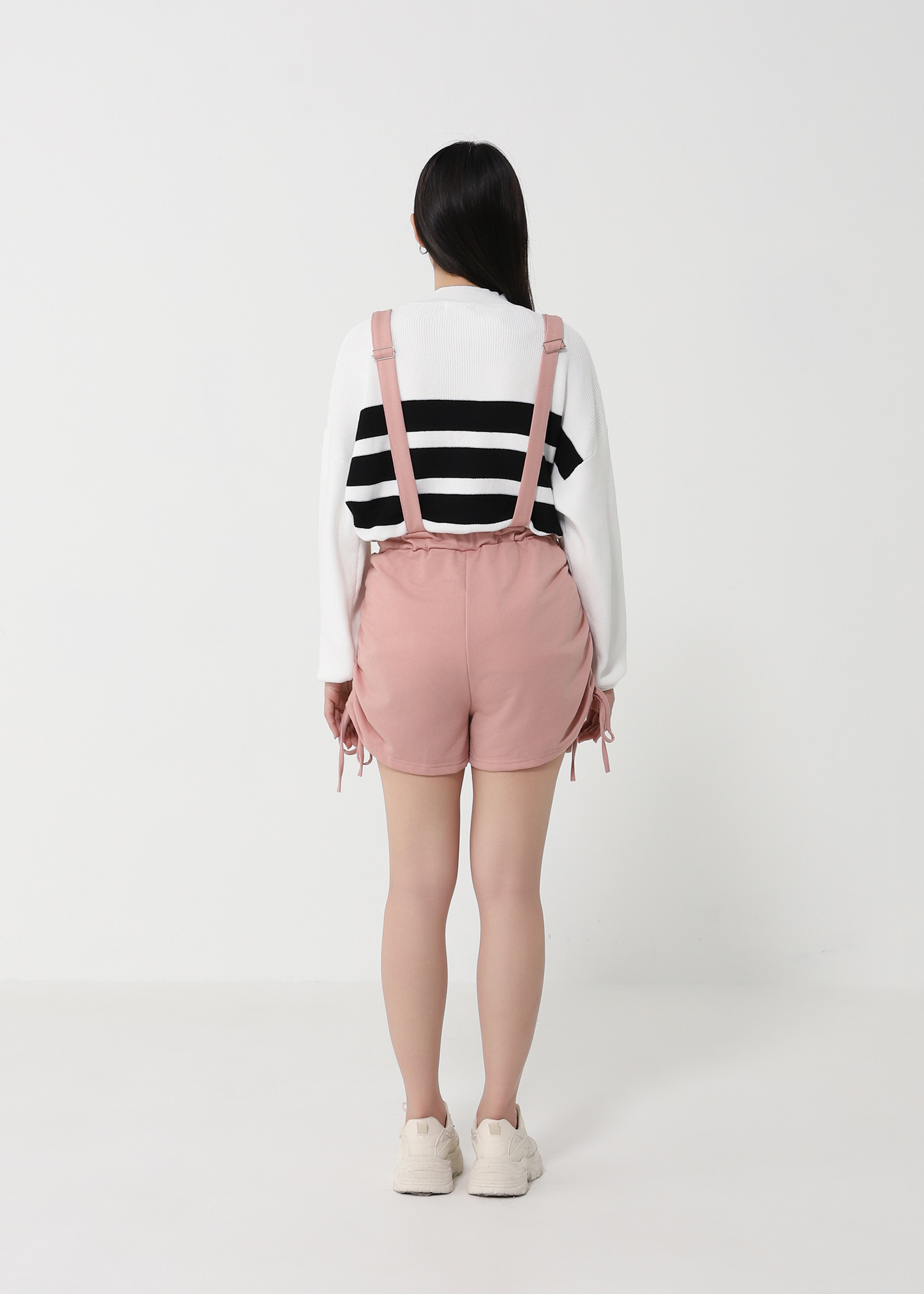 Waist With Side Drawstring Suspender 23219