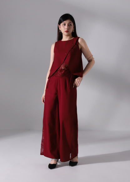 New Year Wear Lace Long Pants AC639