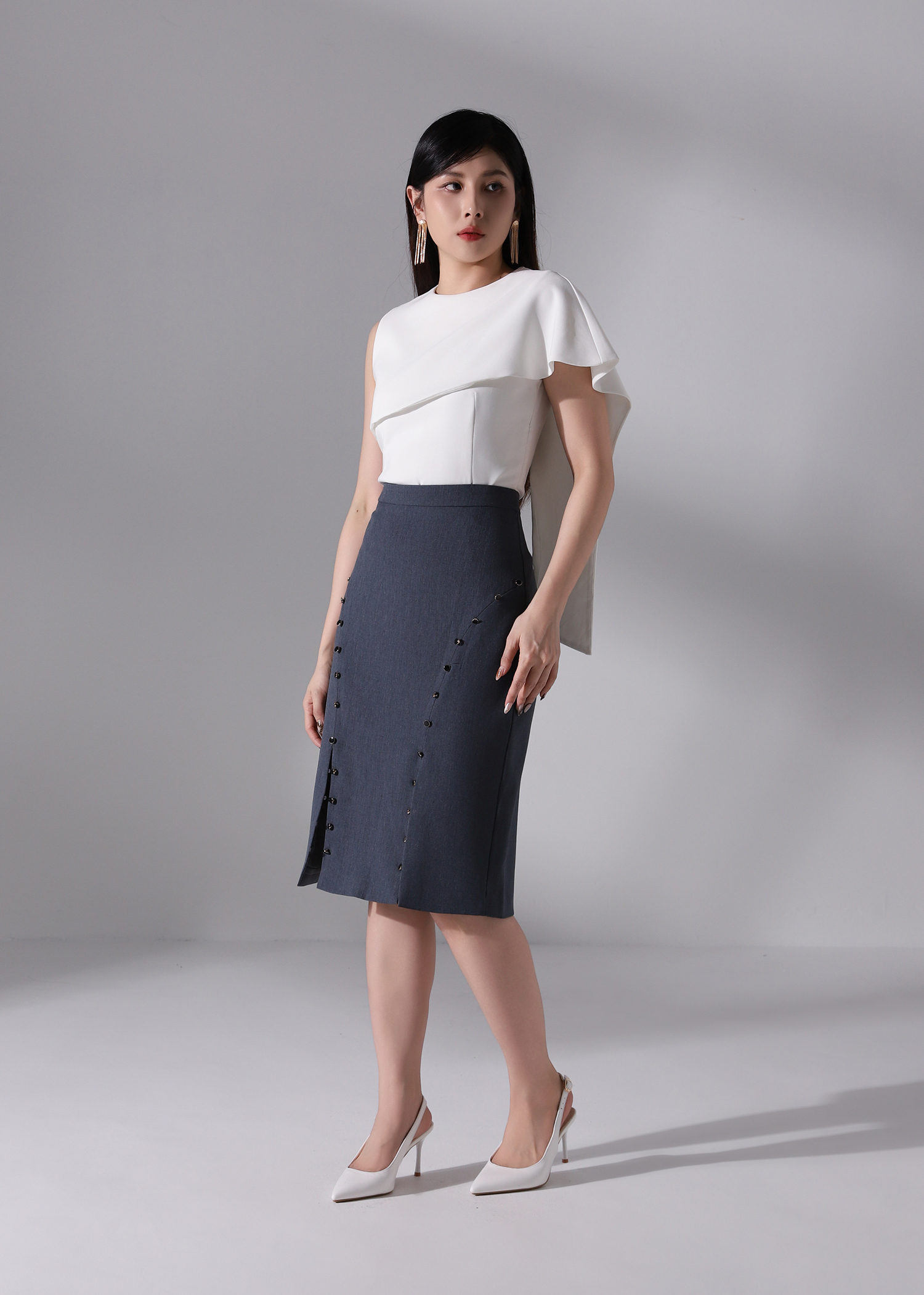 Formal With Split Skirt AC649