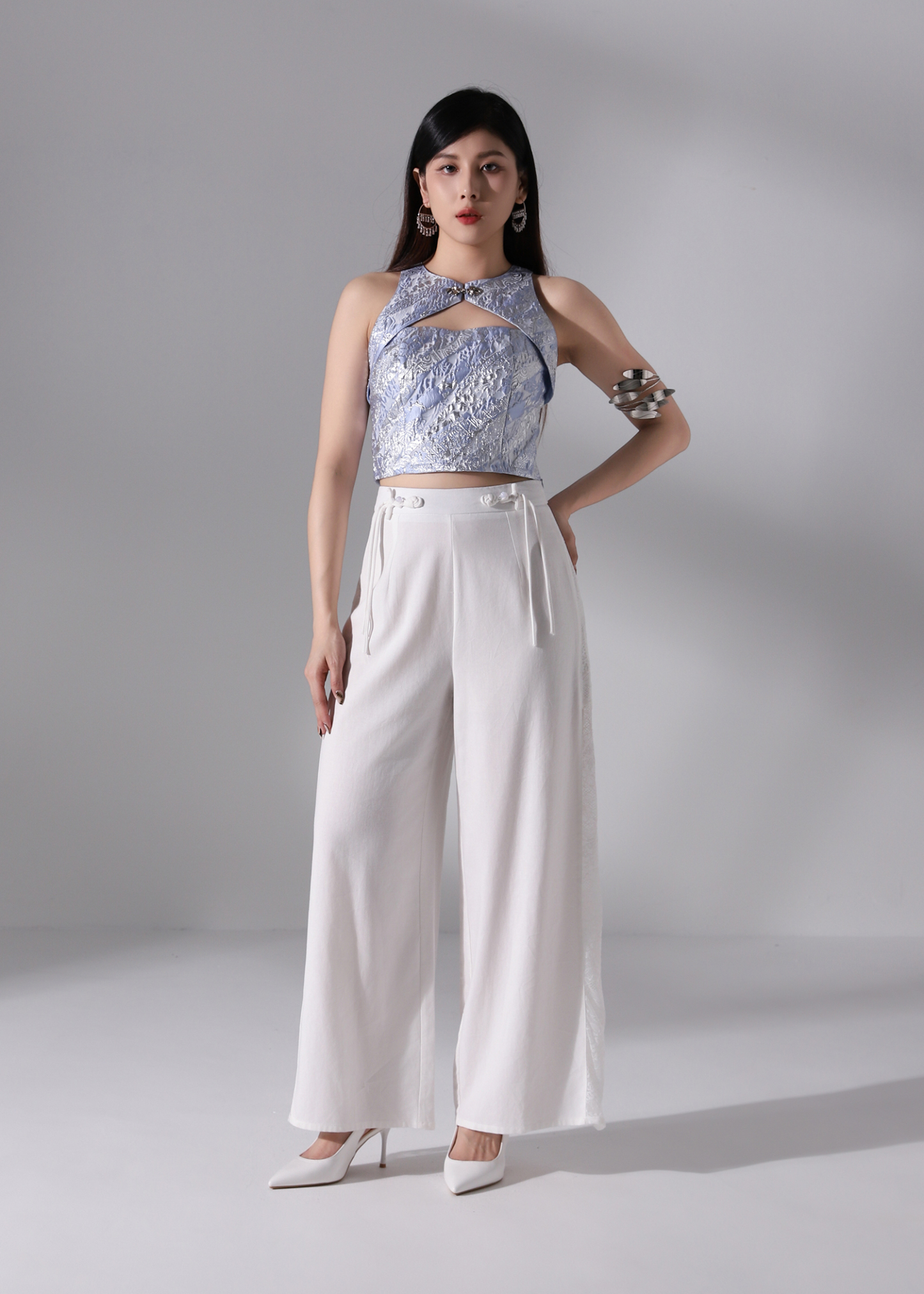 Fake Two Piece Top AC655