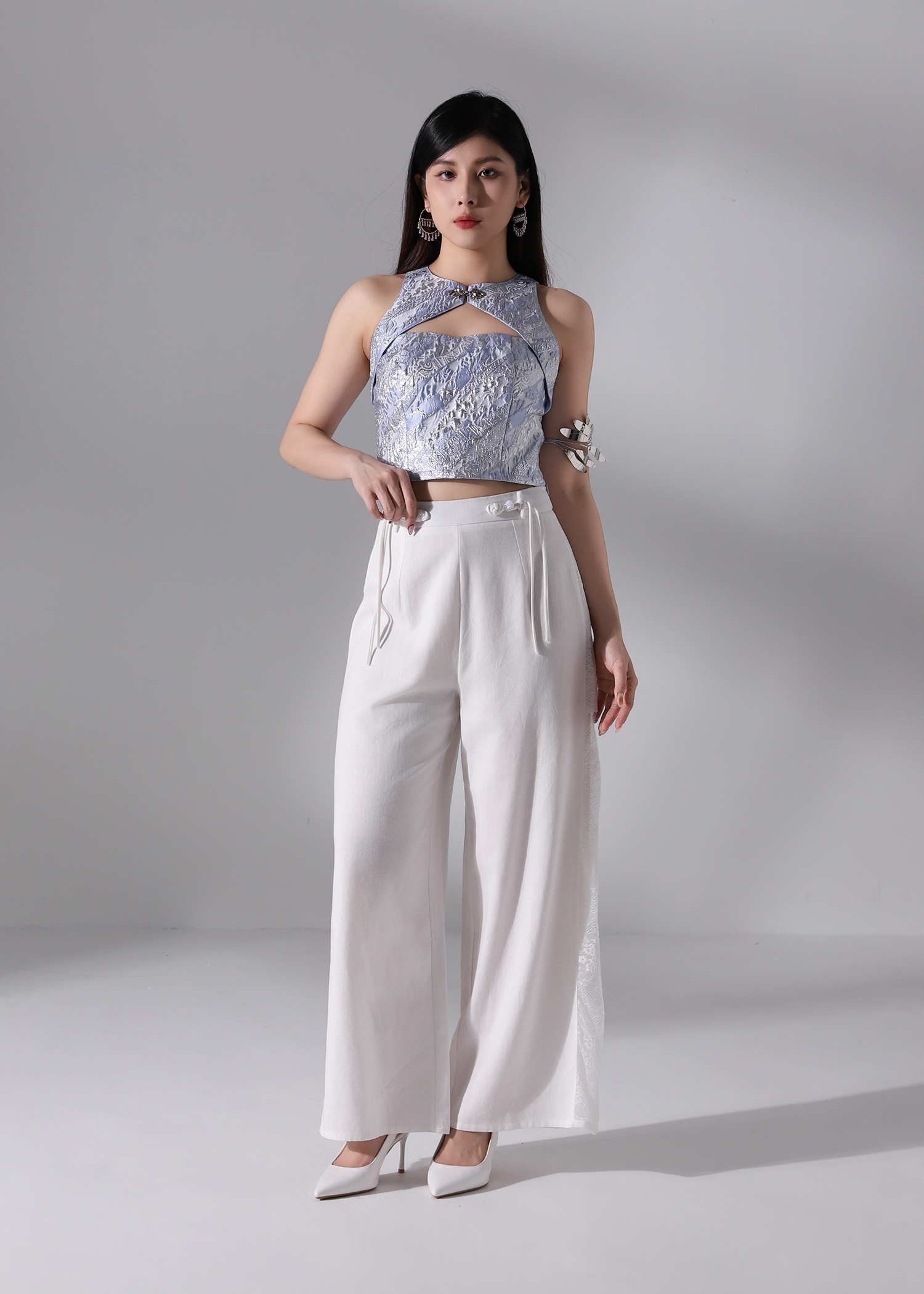 Fake Two Piece Top AC655