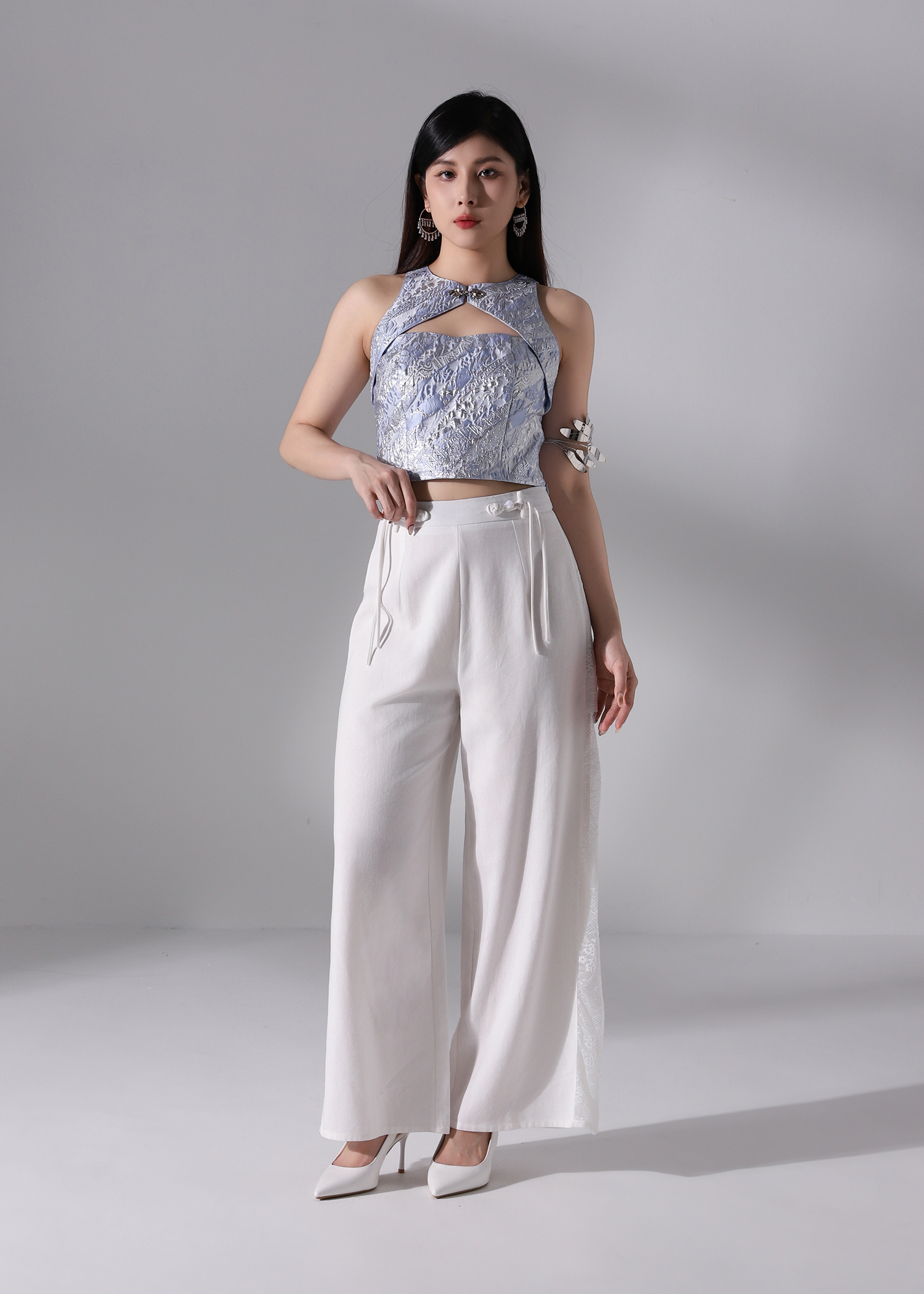 Fake Two Piece Top AC655