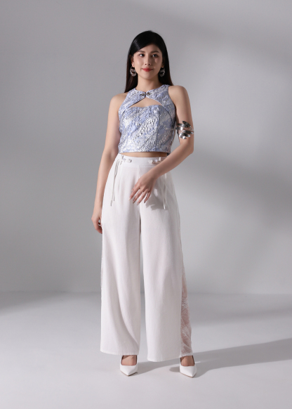 New Year Wear Lace Long Pants AC639