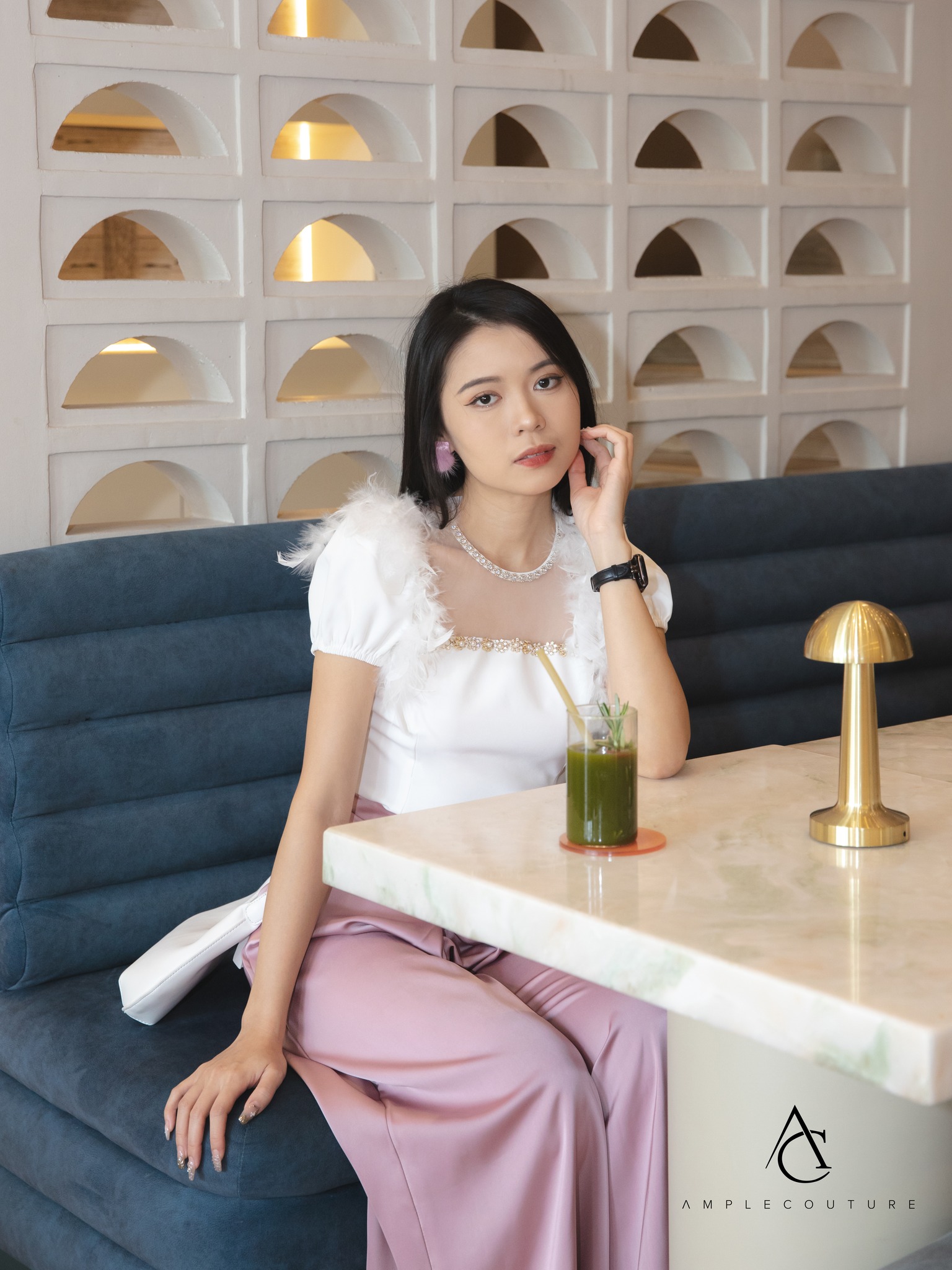 Puff Sleeve Square Neck Top 27911