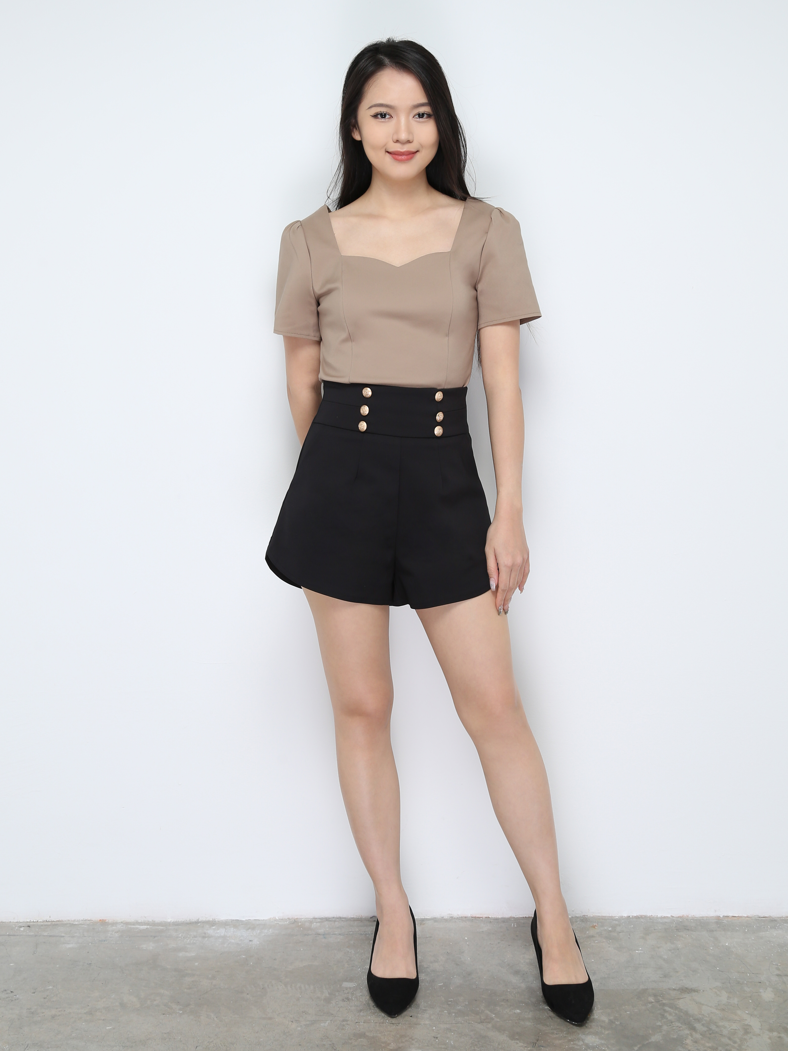 Sweetheart Neckline Top 28111