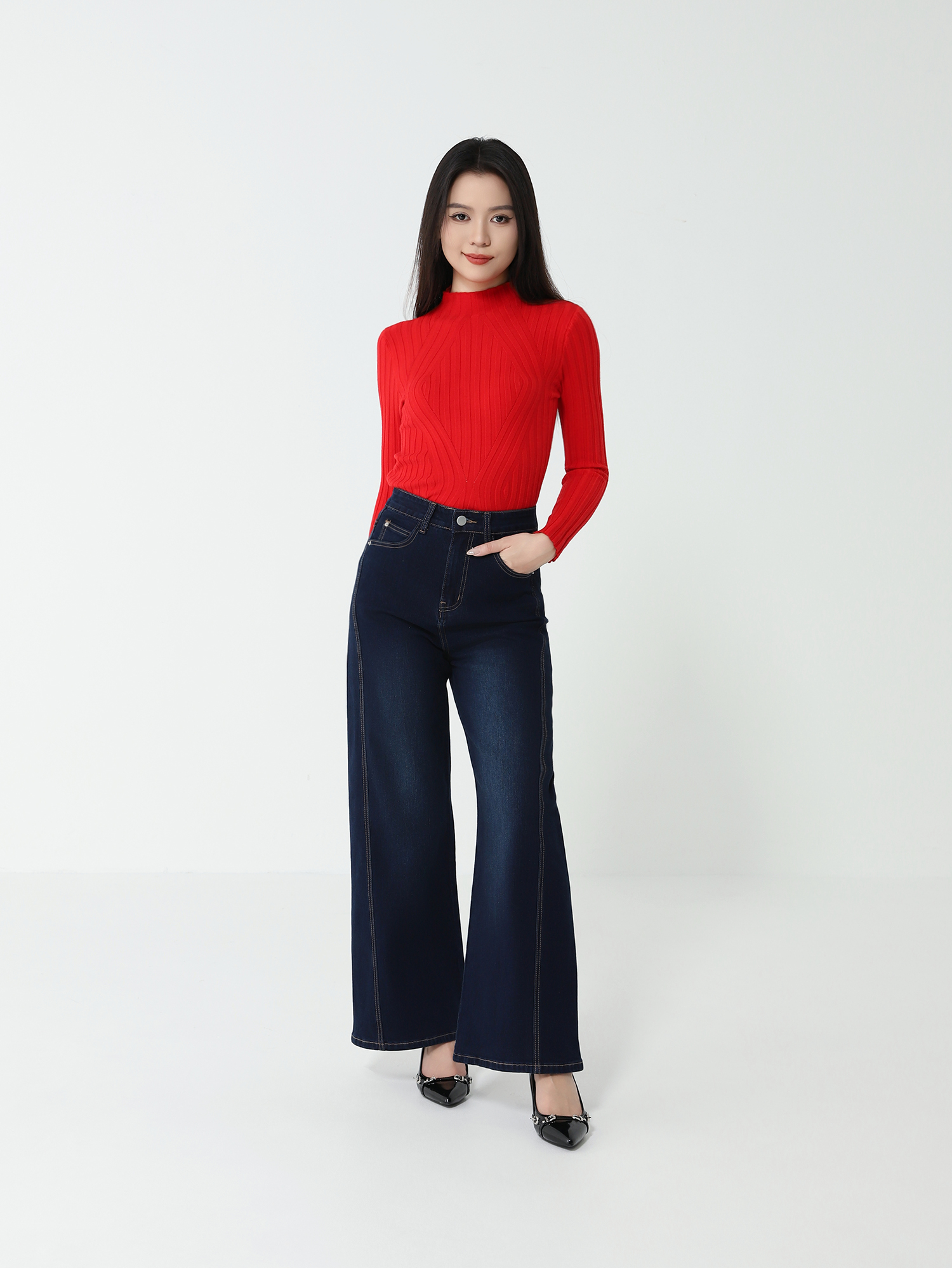 Denim Long Pants DJ108